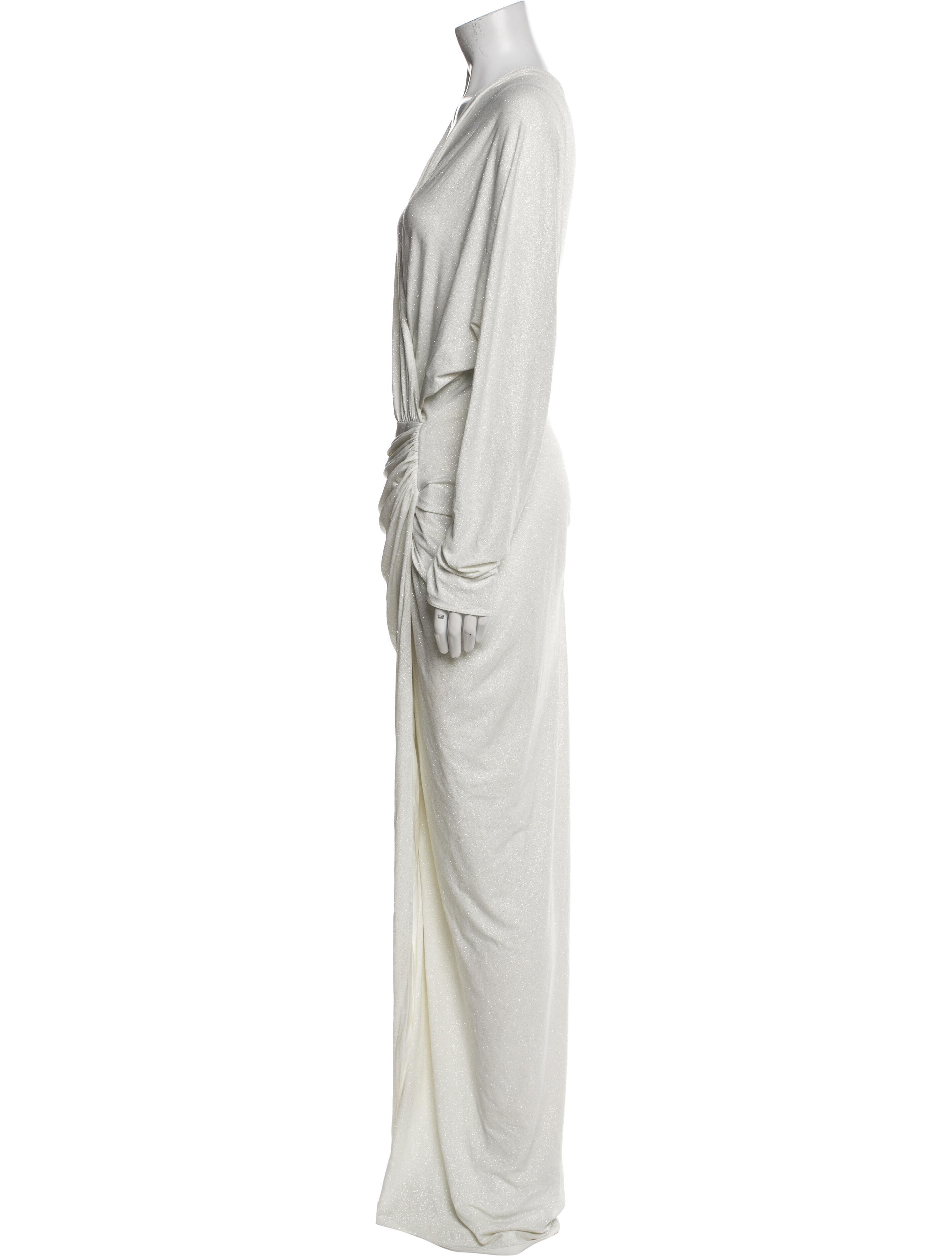Rhea Costa V-Neck Long Dress