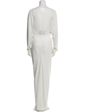 Rhea Costa V-Neck Long Dress