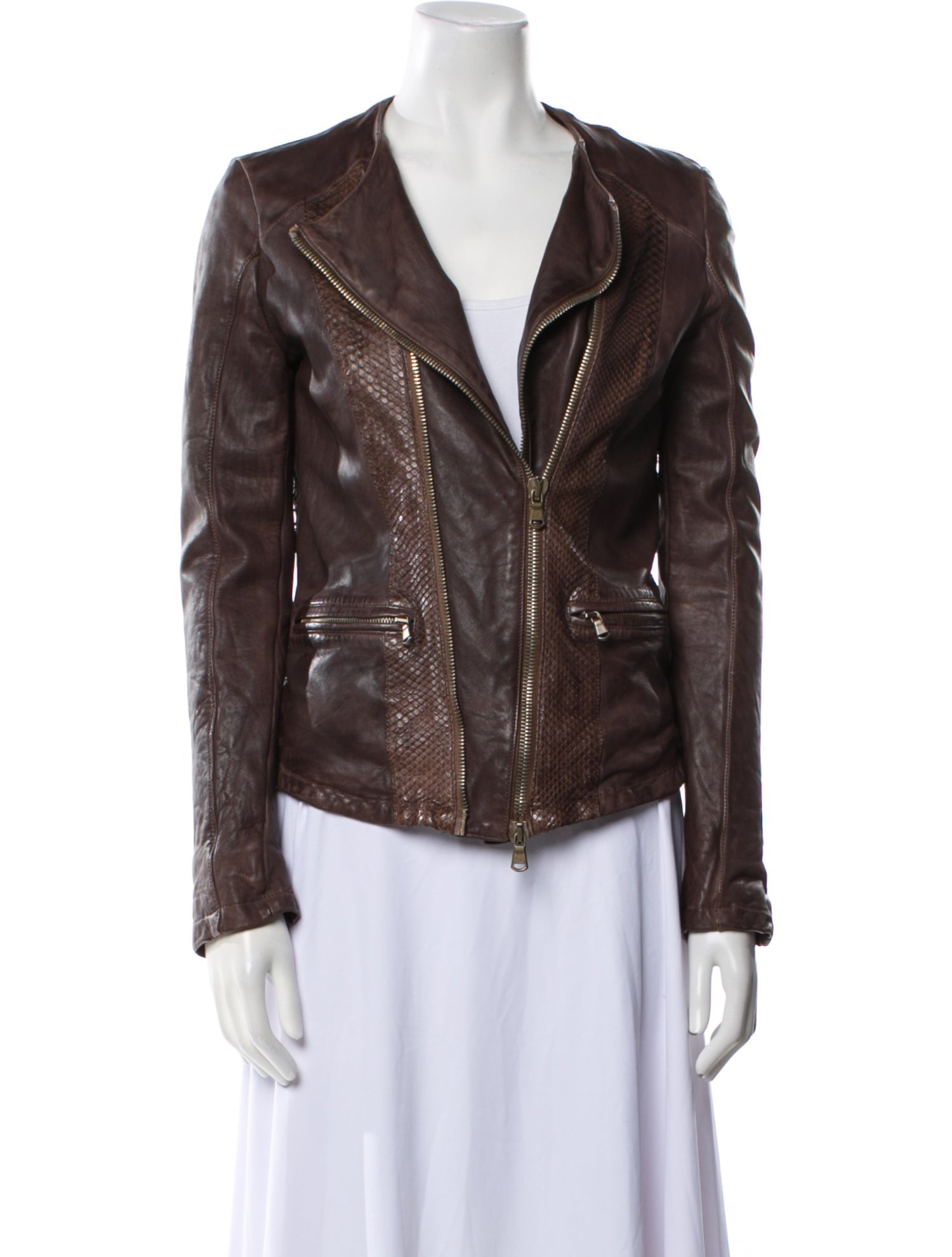 Reptile's House Leather Biker Jacket