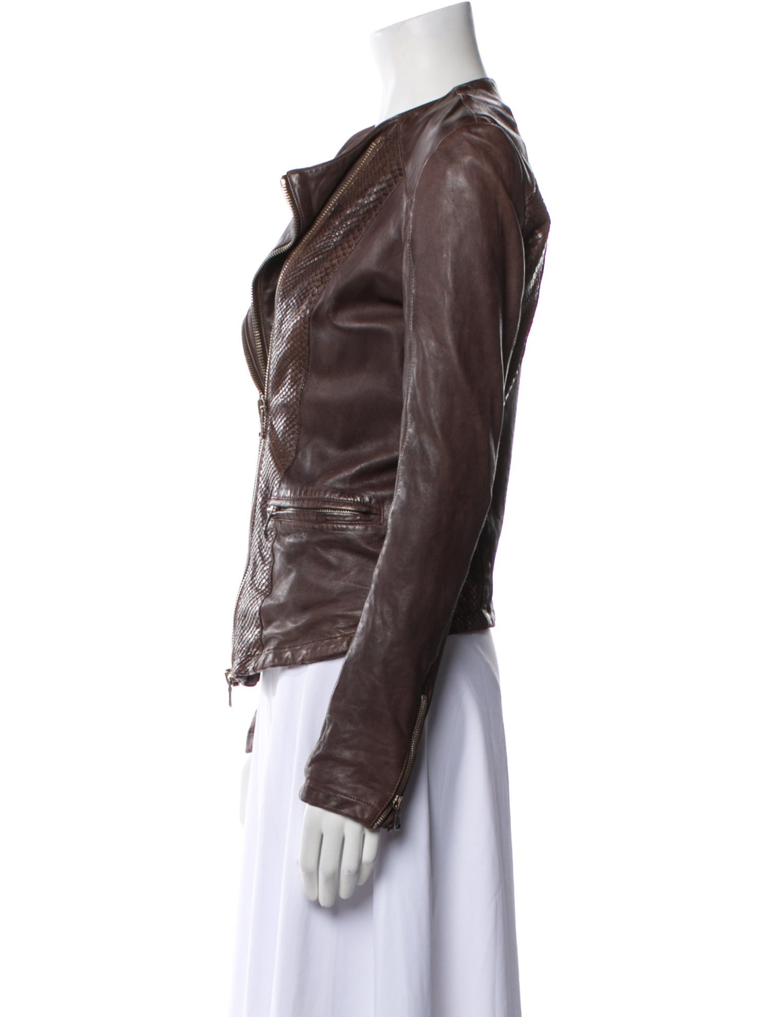 Reptile's House Leather Biker Jacket