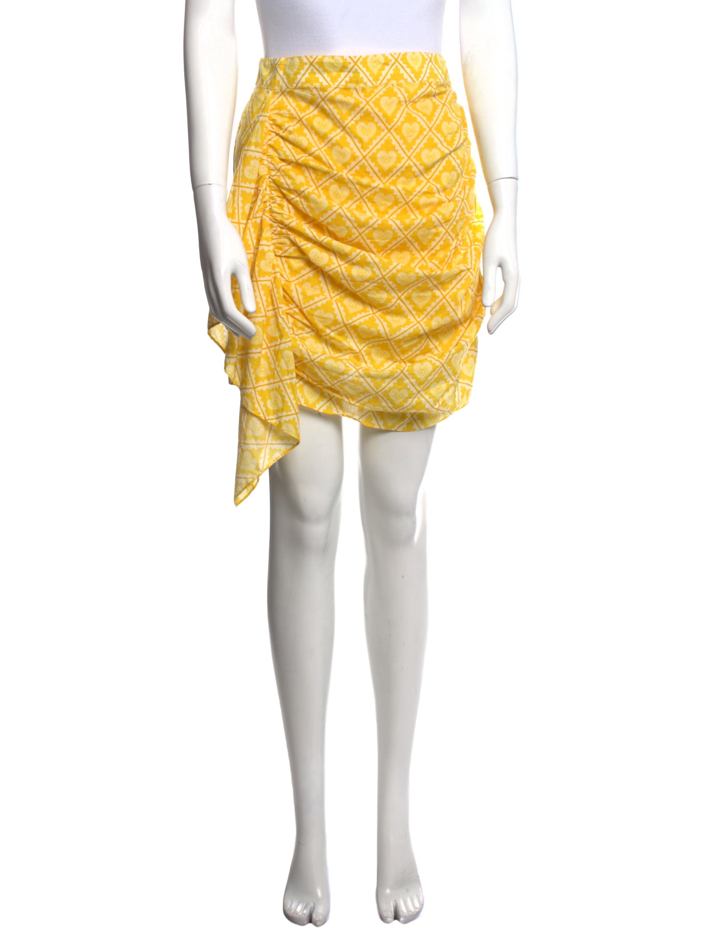 RHODE Ruffle Embellishment Knee-Length Skirt w/ Tags