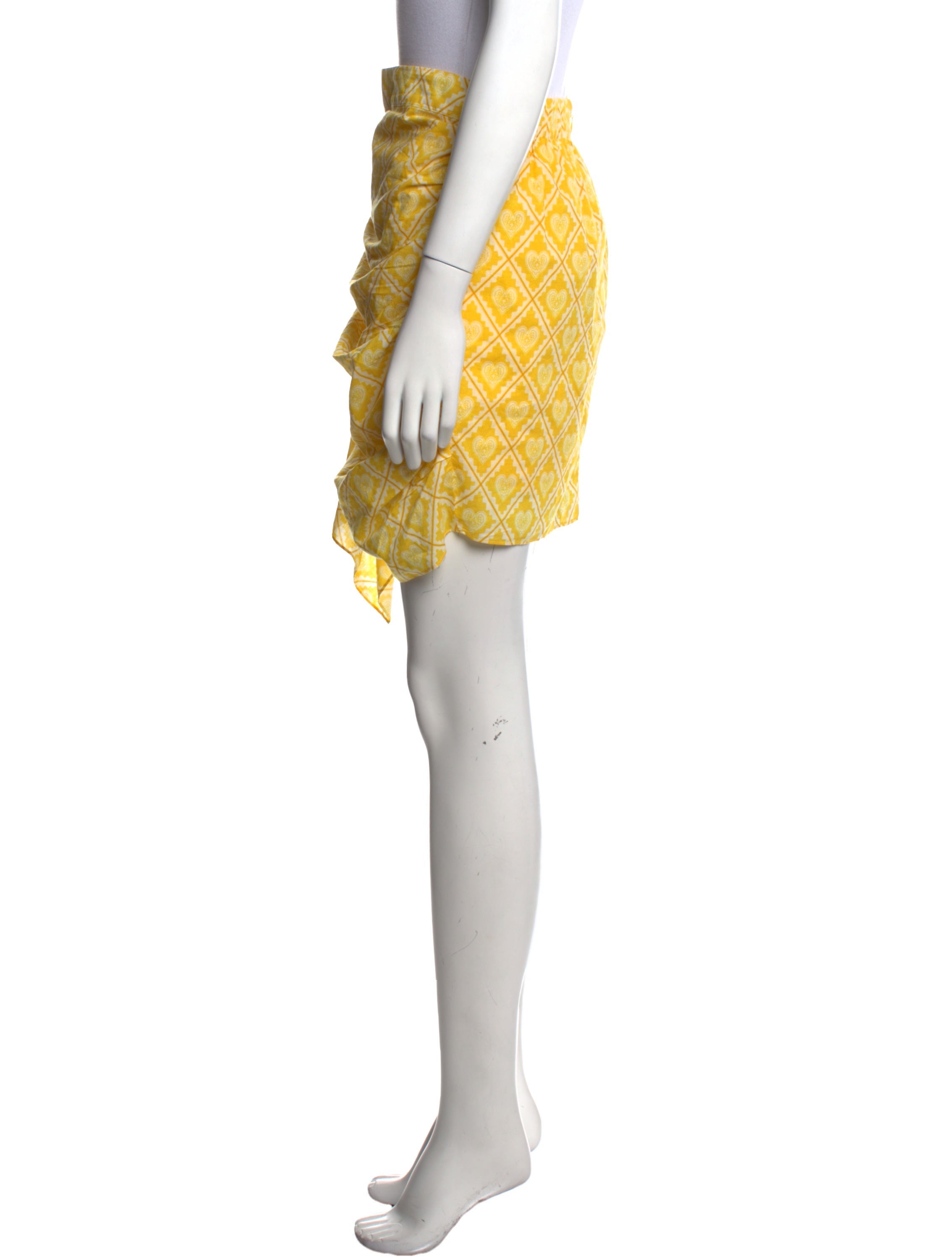 RHODE Ruffle Embellishment Knee-Length Skirt w/ Tags