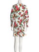 RHODE Floral Print Mini Dress