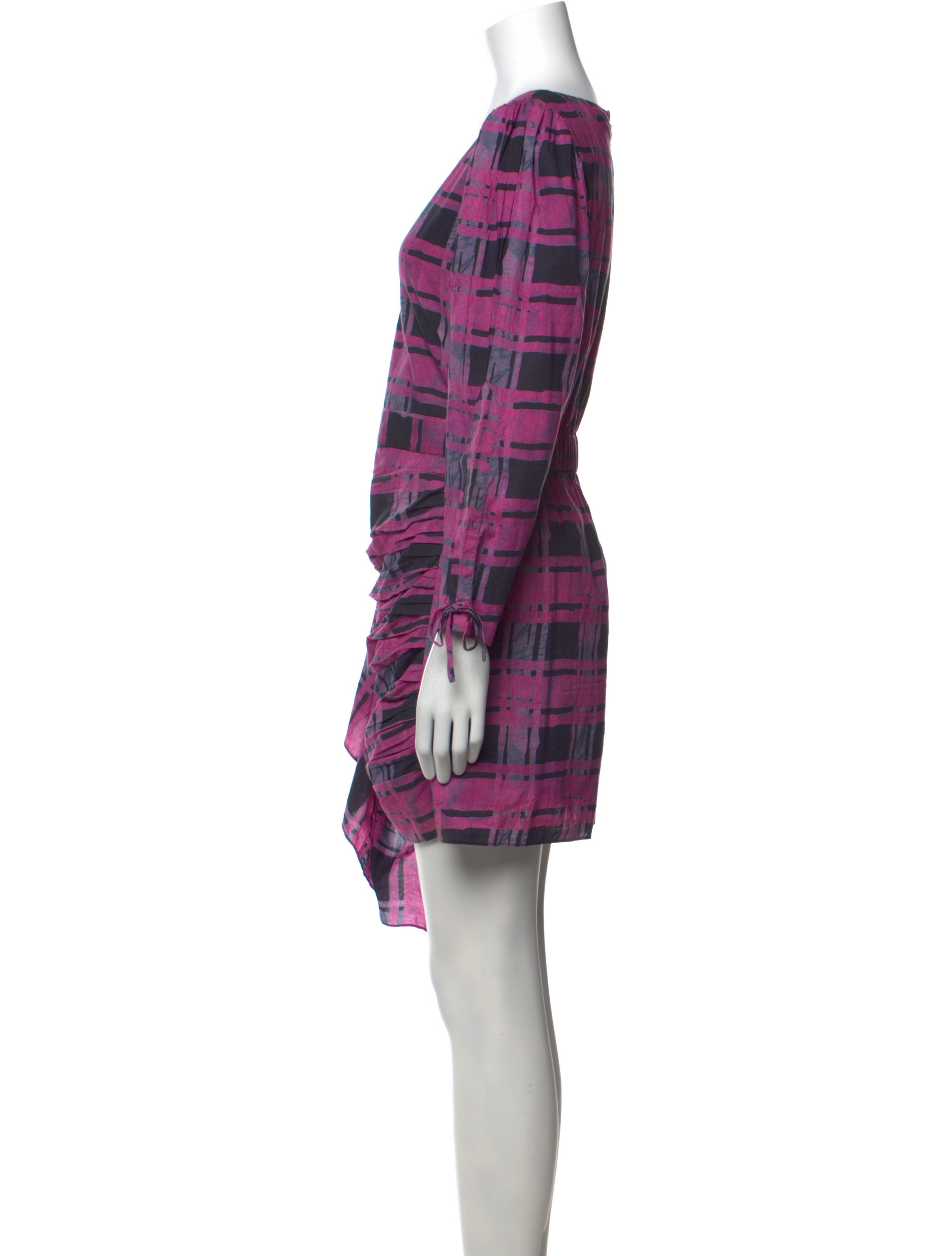 black and pink plaid dress Justice Girls Dress pink black plaid Size 10 knit Retro Drop Waist EUC