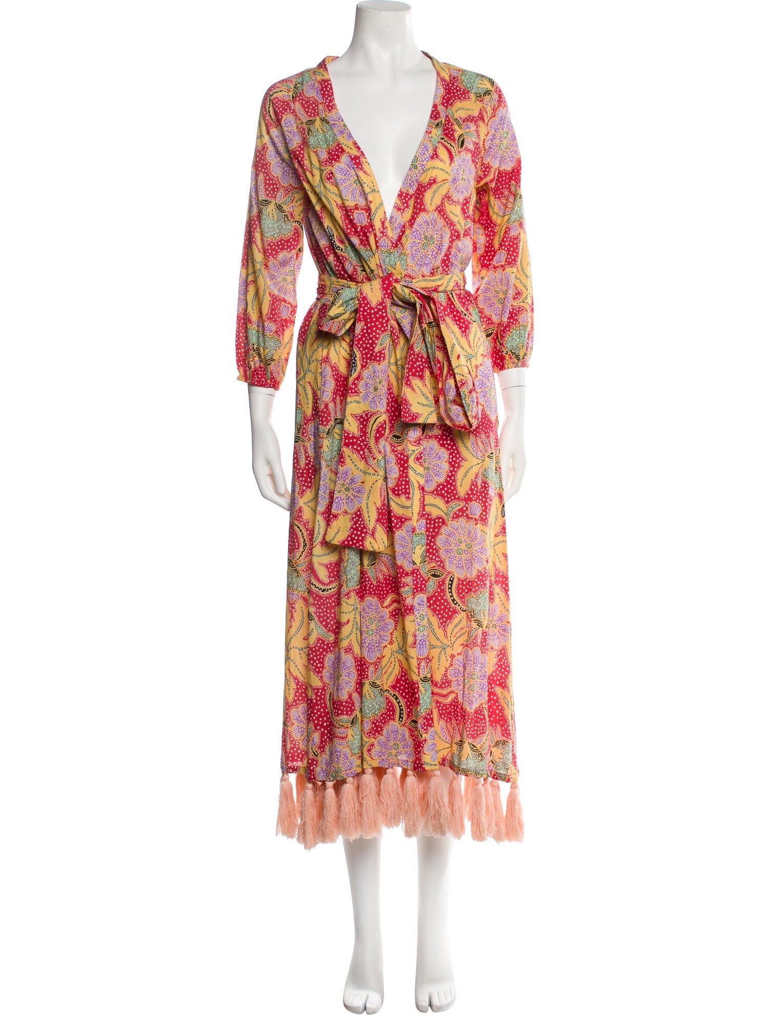 RHODE Floral Print Long Dress
