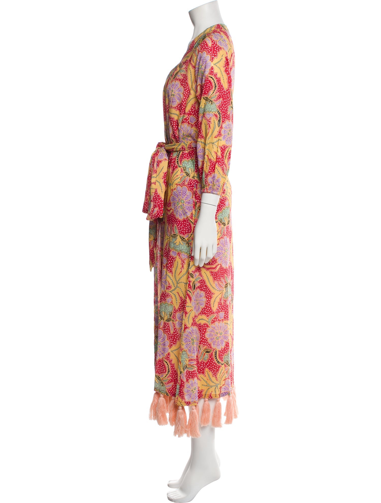 RHODE Floral Print Long Dress