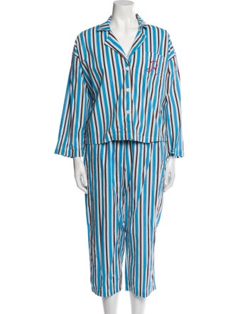 RHODE Striped Pajamas