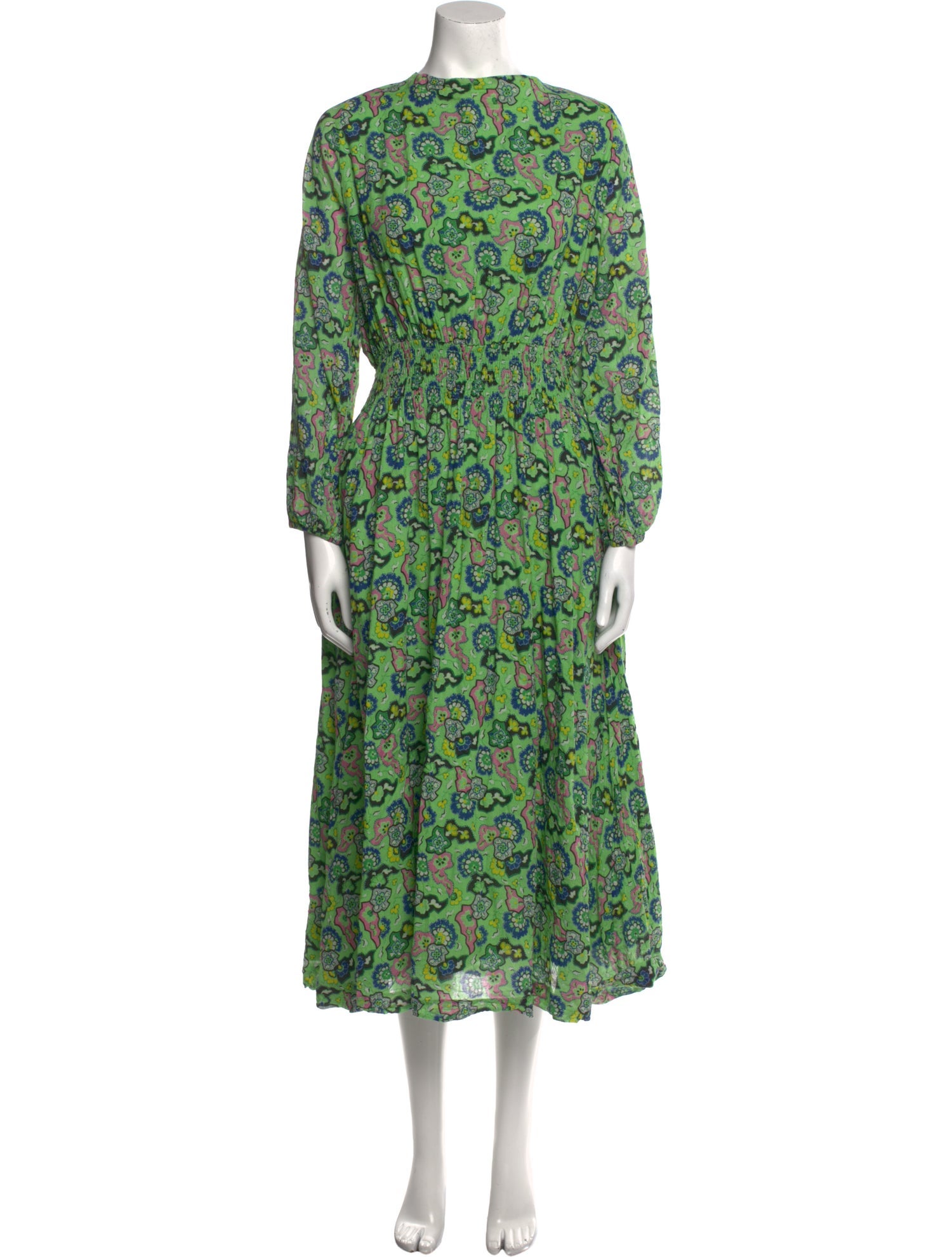 RHODE Paisley Print Long Dress