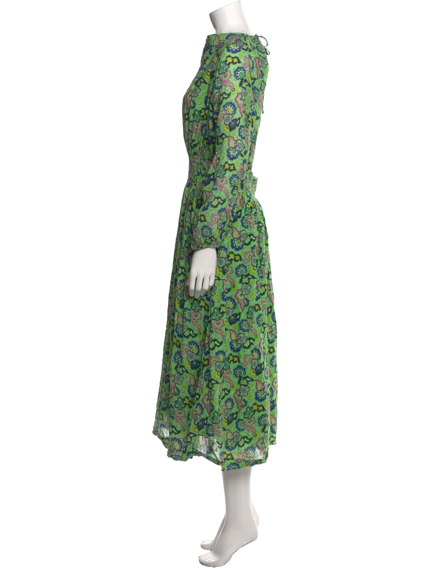 RHODE Paisley Print Long Dress