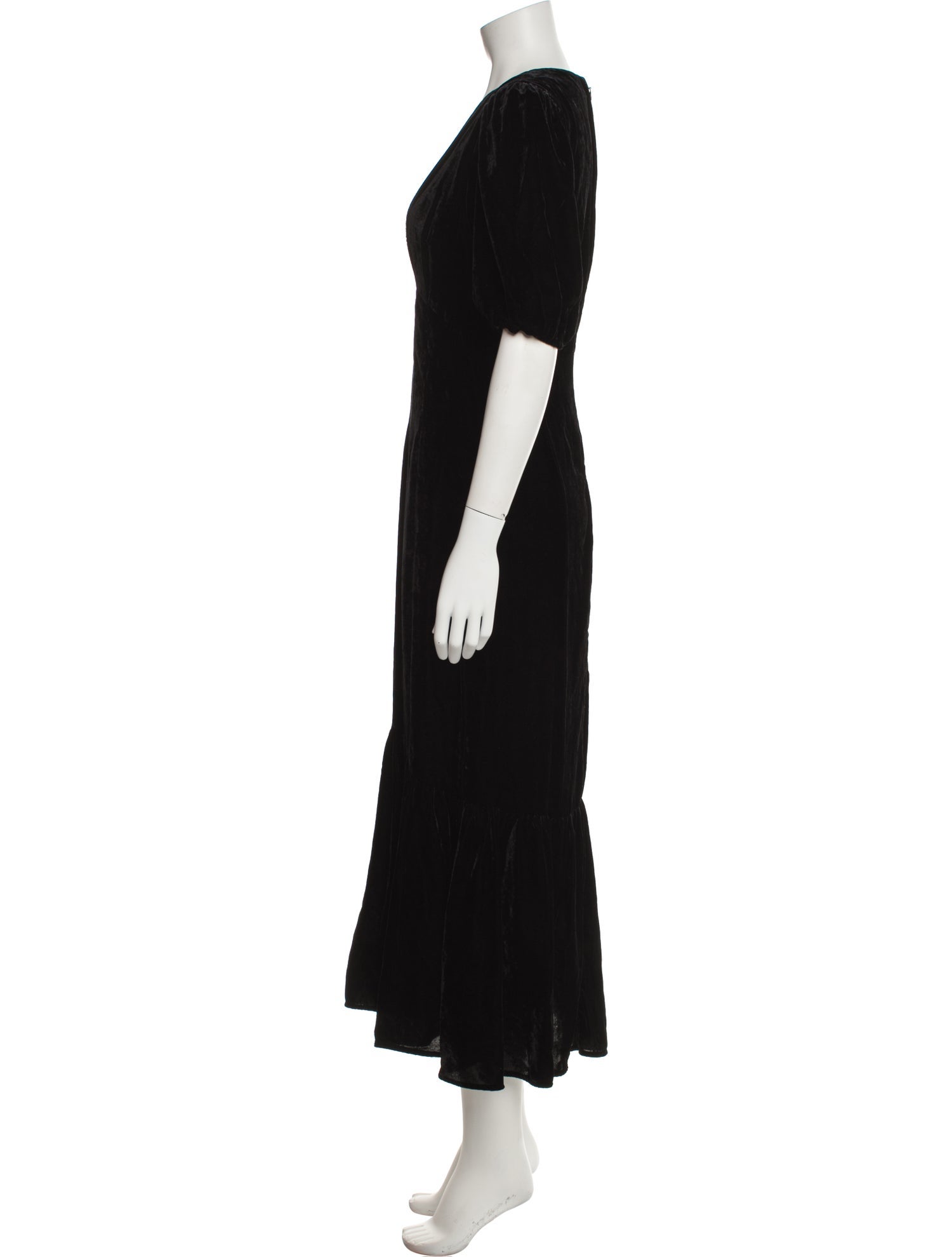 RHODE V-Neck Long Dress