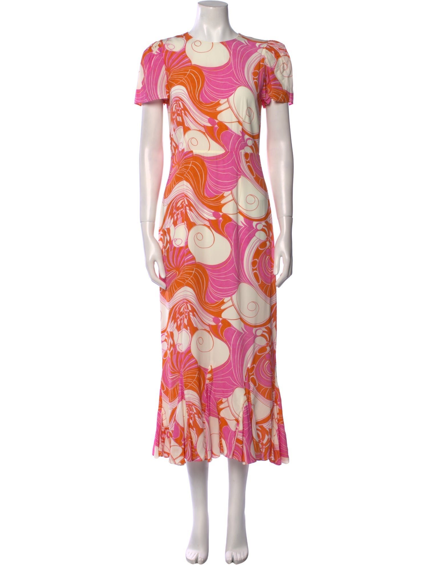 RHODE Floral Print Long Dress w/ Tags