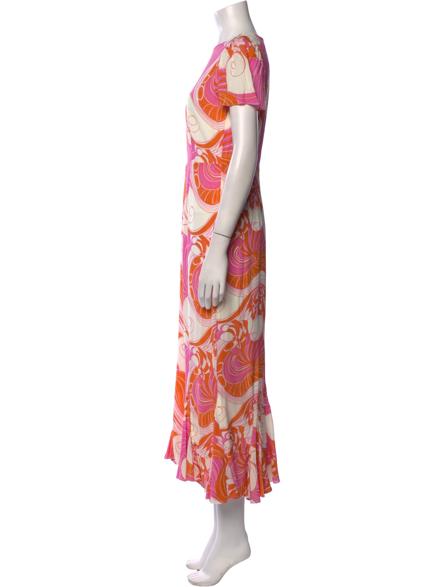 RHODE Floral Print Long Dress w/ Tags