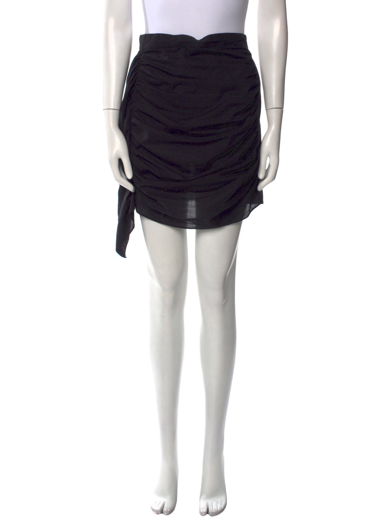 RHODE Ruffle Embellishment Knee-Length Skirt