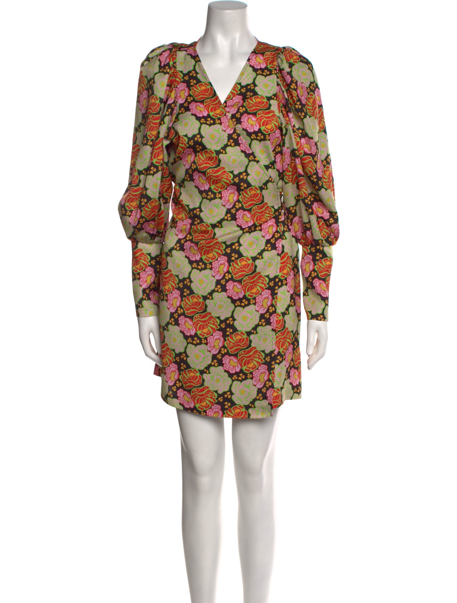 RHODE Floral Print Mini Dress