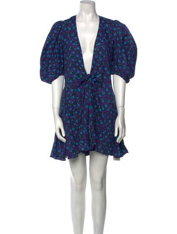 Rhode Dresses Floral Print Mini Dress S