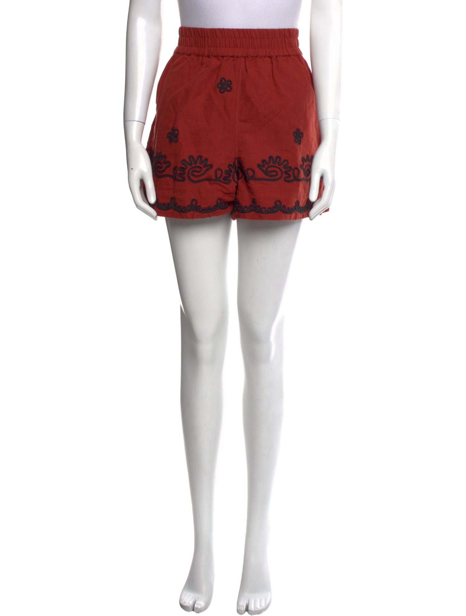 RHODE Patterned Mini Shorts