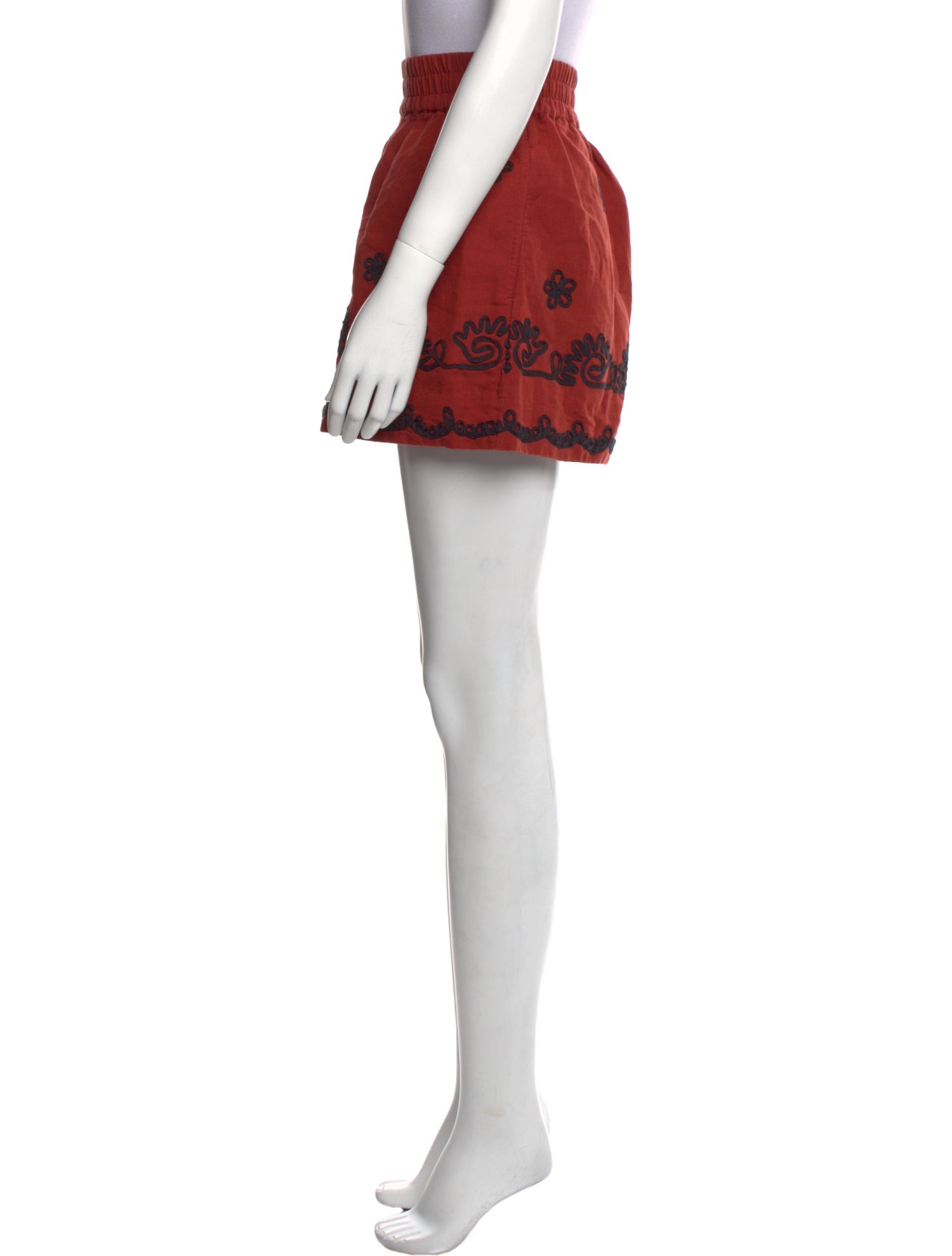 RHODE Patterned Mini Shorts