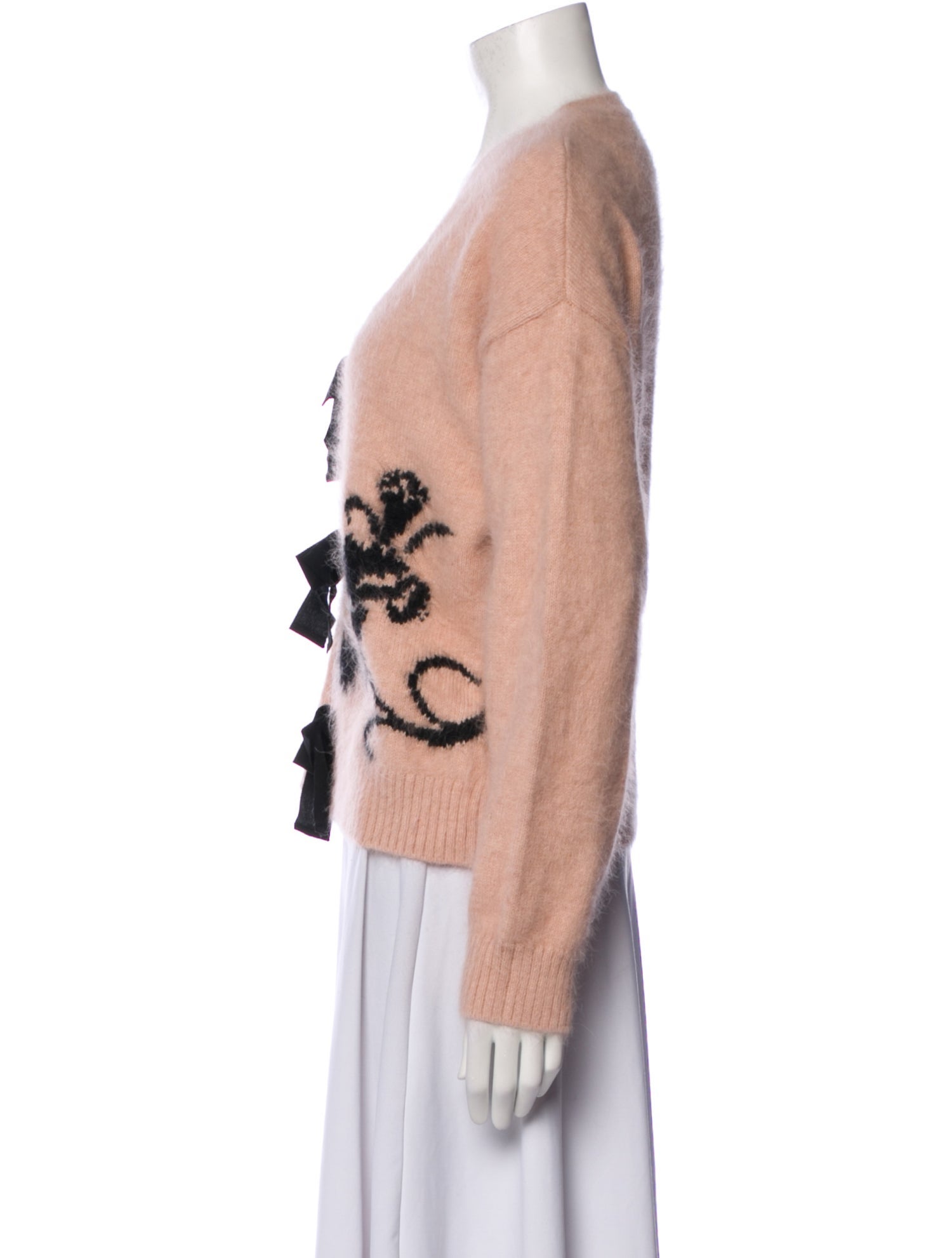 RHODE Angora Colorblock Pattern Sweater w/ Tags