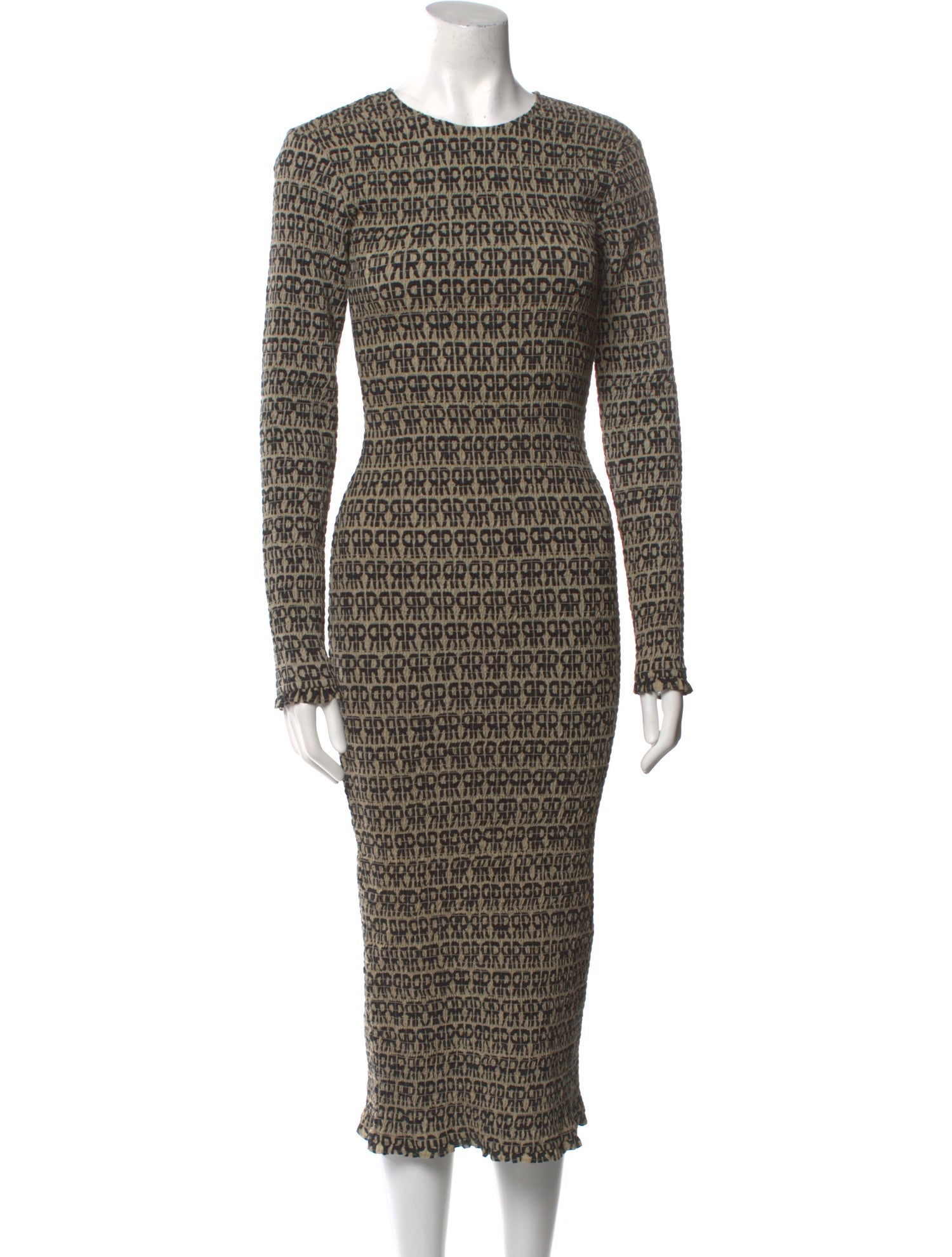 RHODE Printed Long Dress