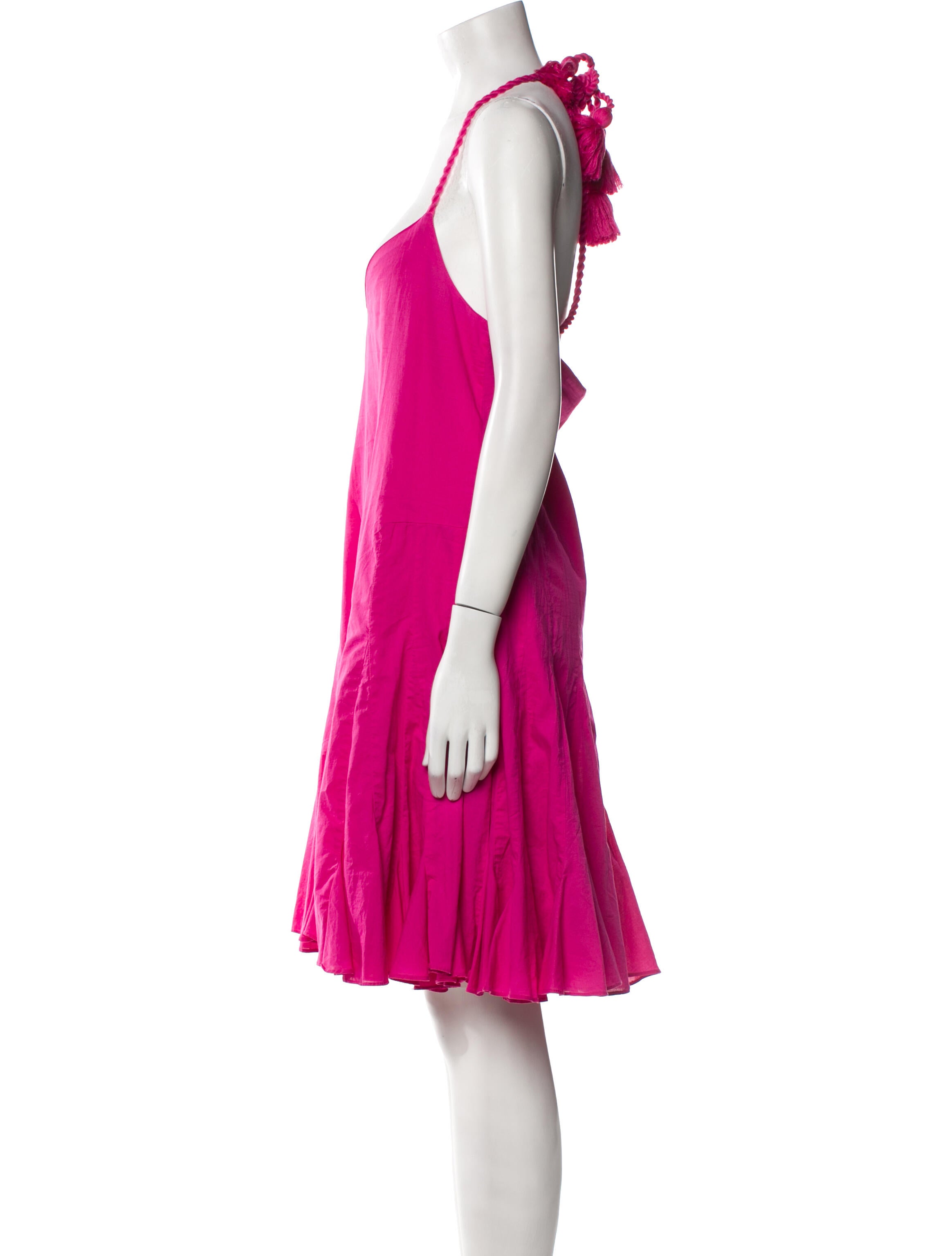 RHODE V-Neck Knee-Length Dress