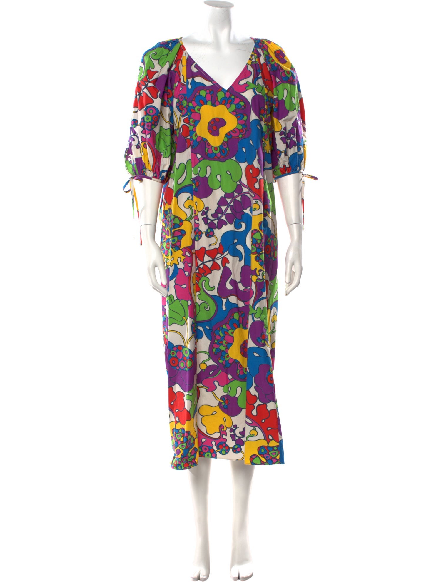 RHODE Floral Print Long Dress