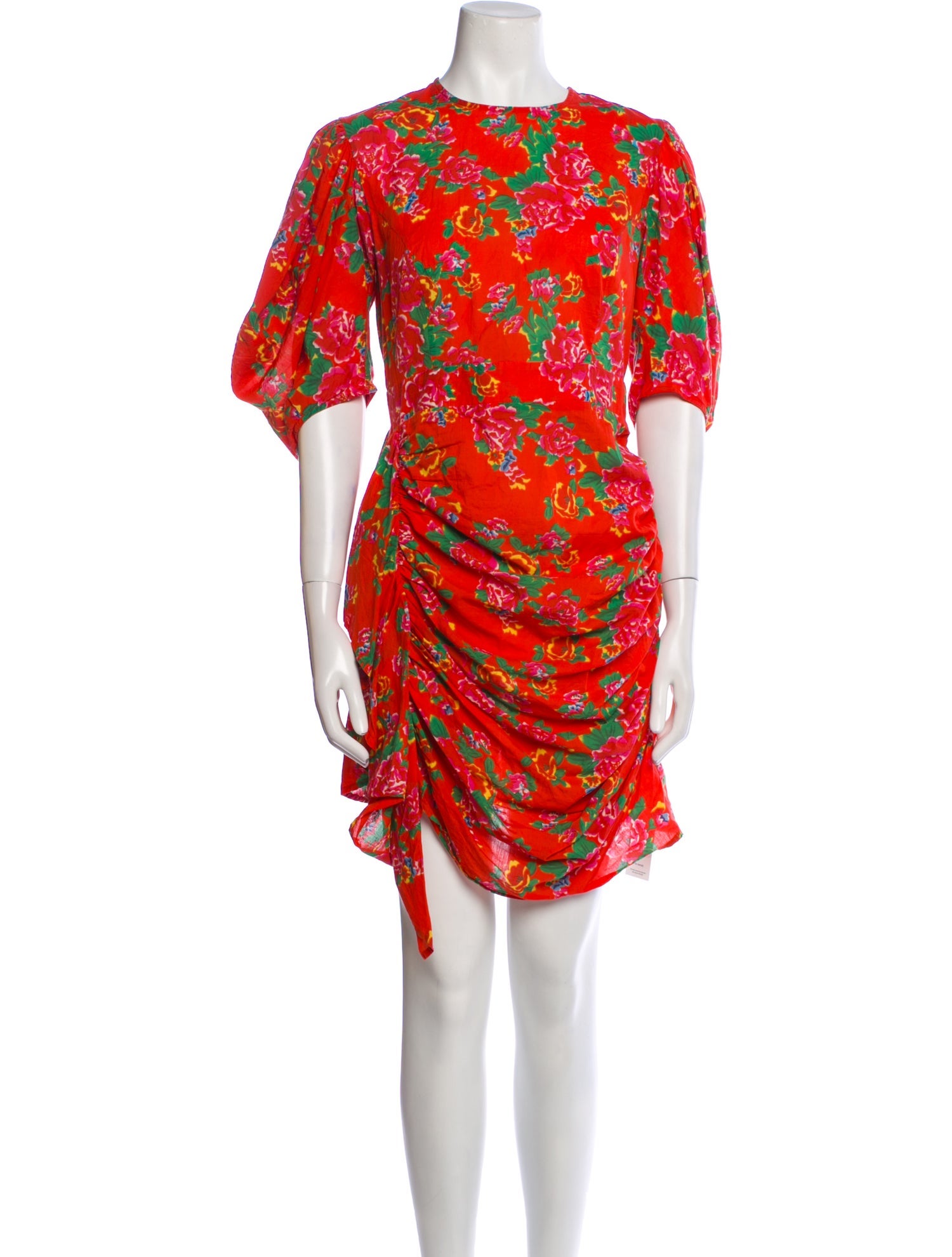 RHODE Floral Print Mini Dress