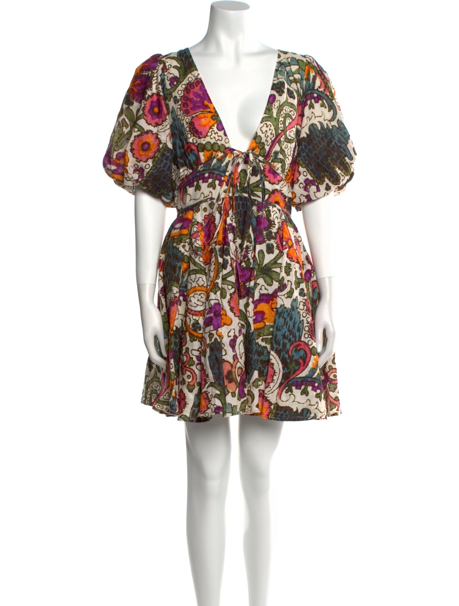 RHODE Linen Mini Dress