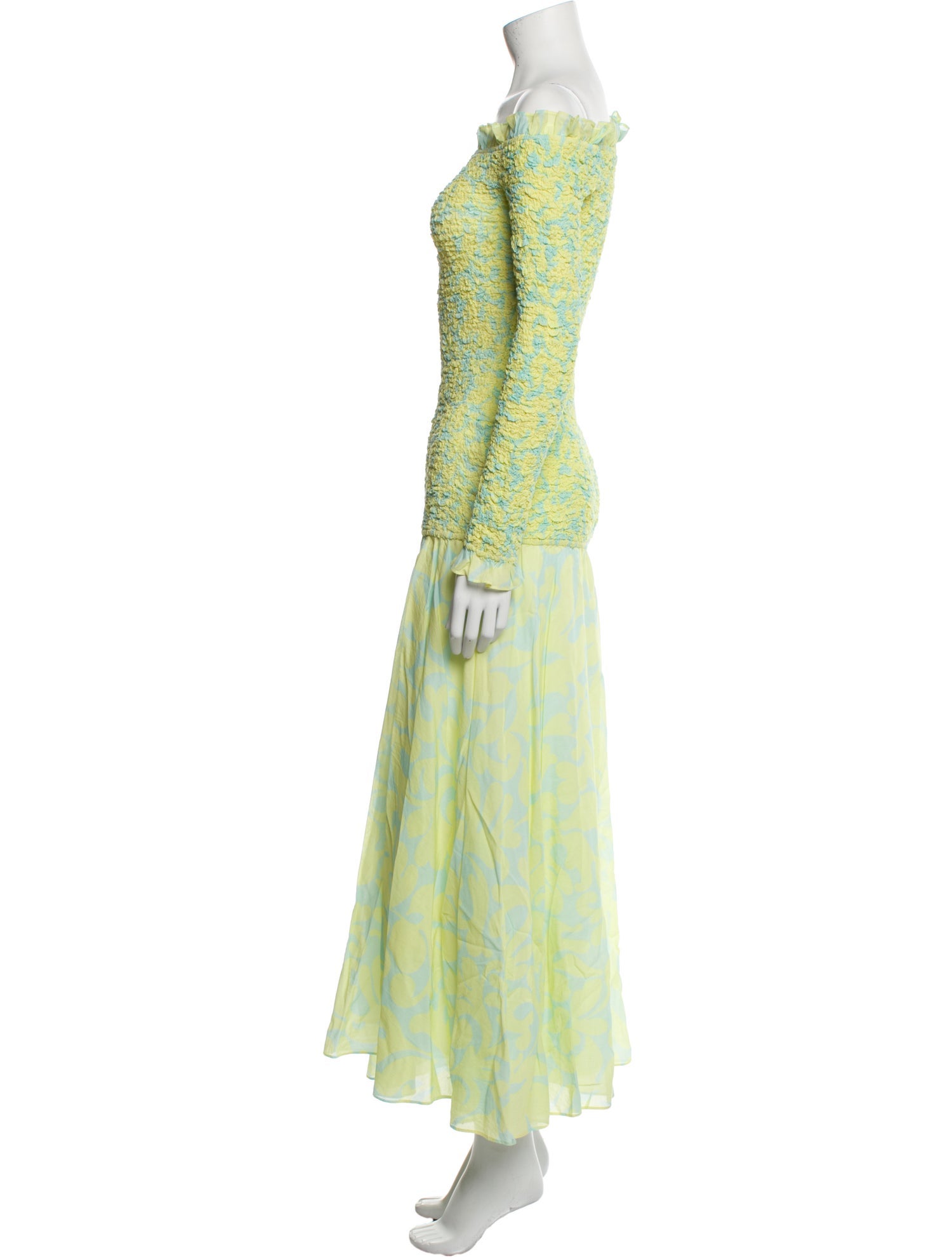 RHODE Printed Long Dress w/ Tags