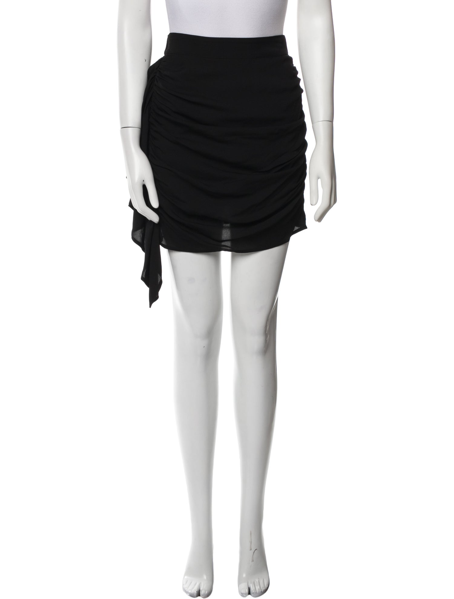 RHODE Ruffle Embellishment Knee-Length Skirt