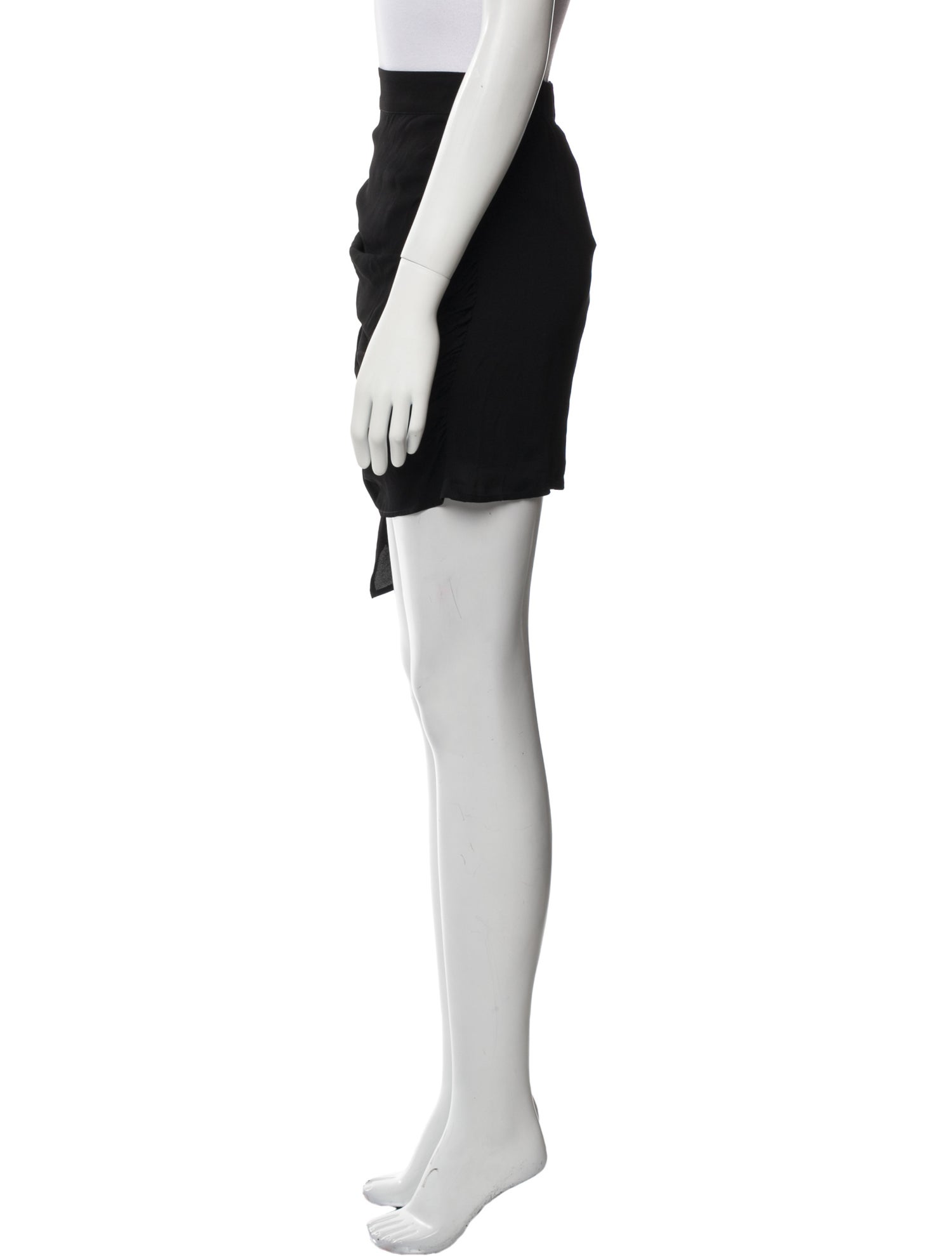 RHODE Ruffle Embellishment Knee-Length Skirt