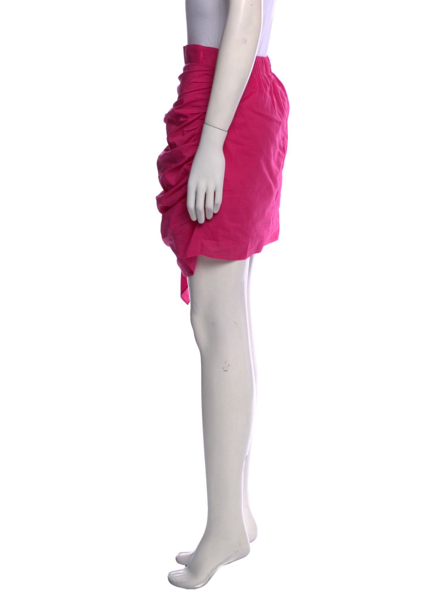 RHODE Ruffle Embellishment Knee-Length Skirt