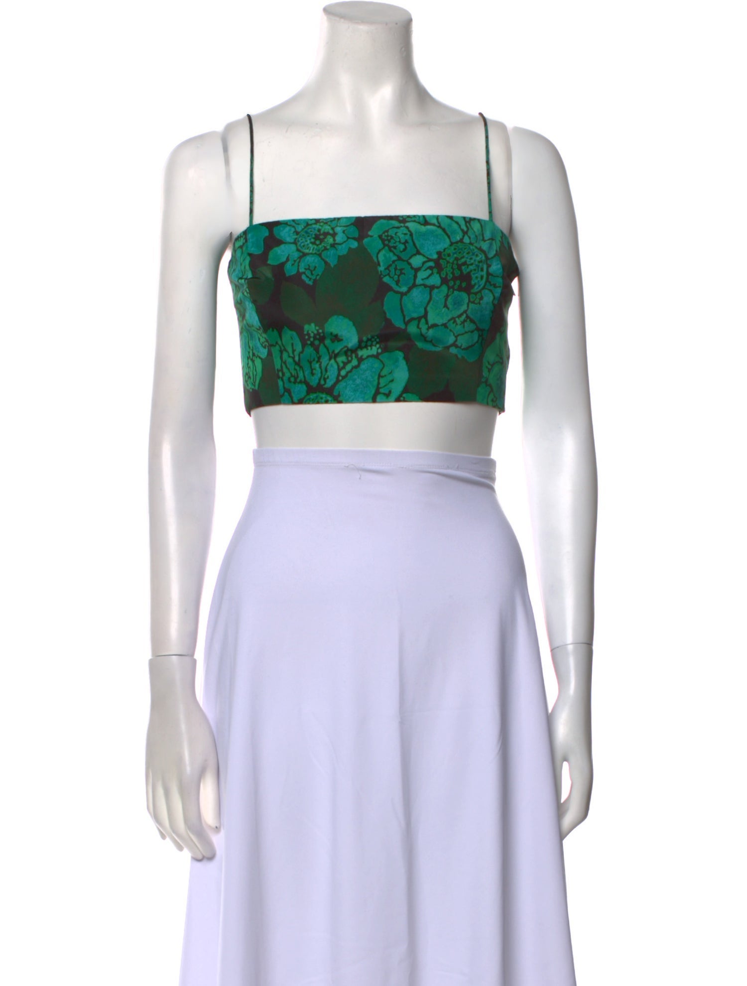 RHODE Printed Square Neckline Crop Top w/ Tags