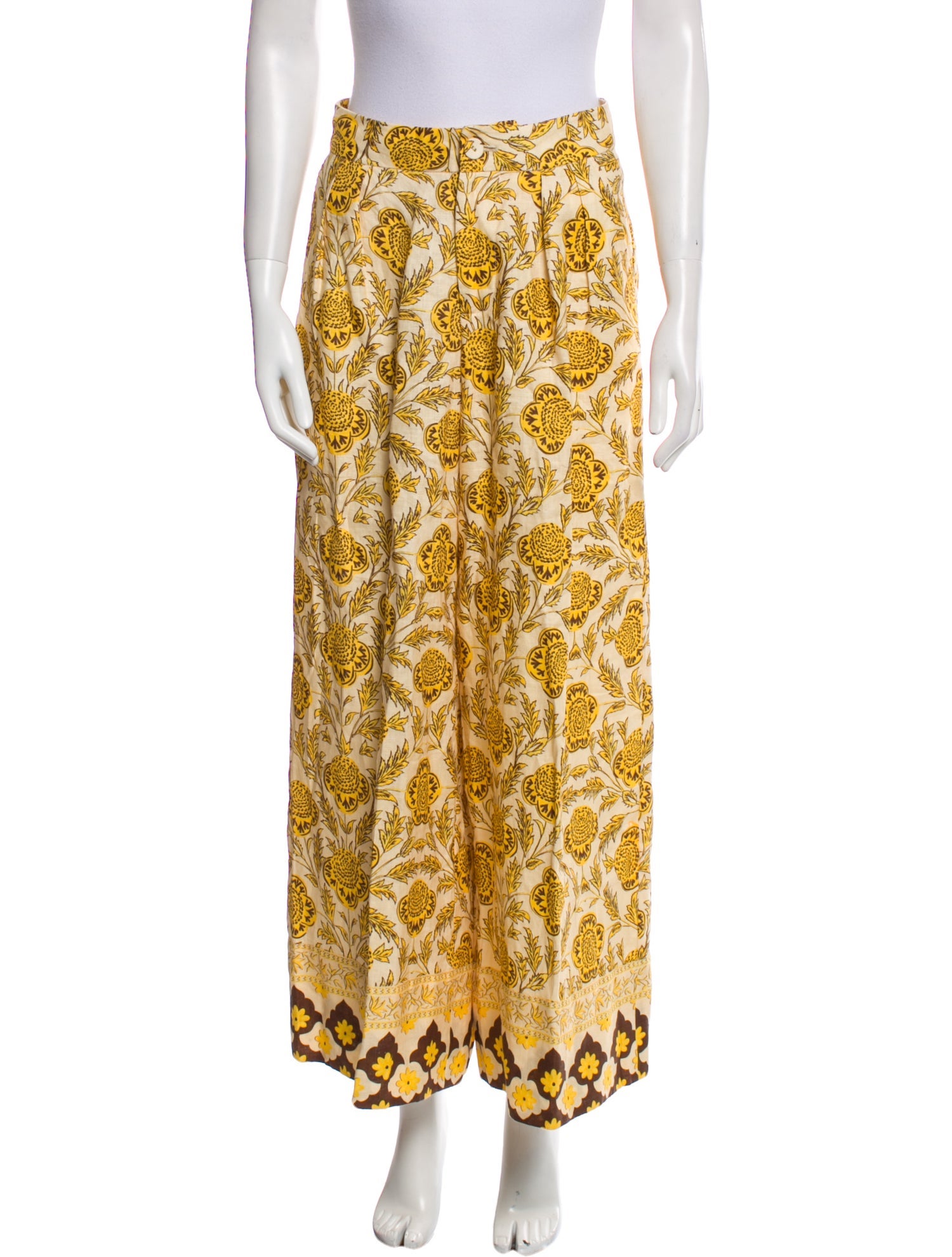 RHODE Linen Wide Leg Pants