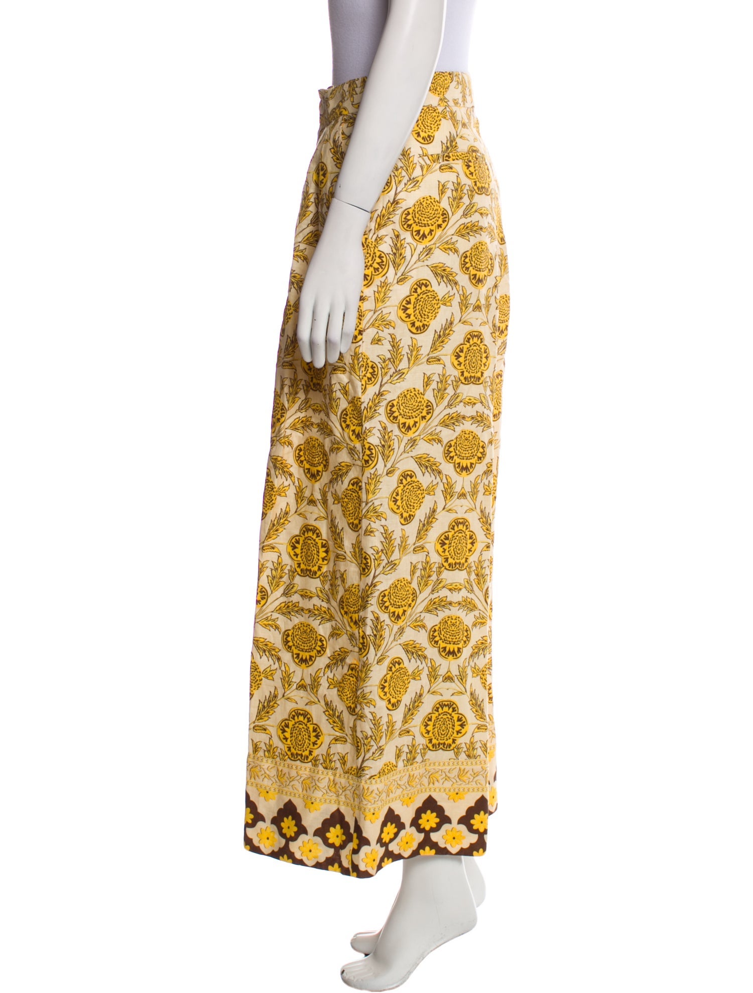 RHODE Linen Wide Leg Pants