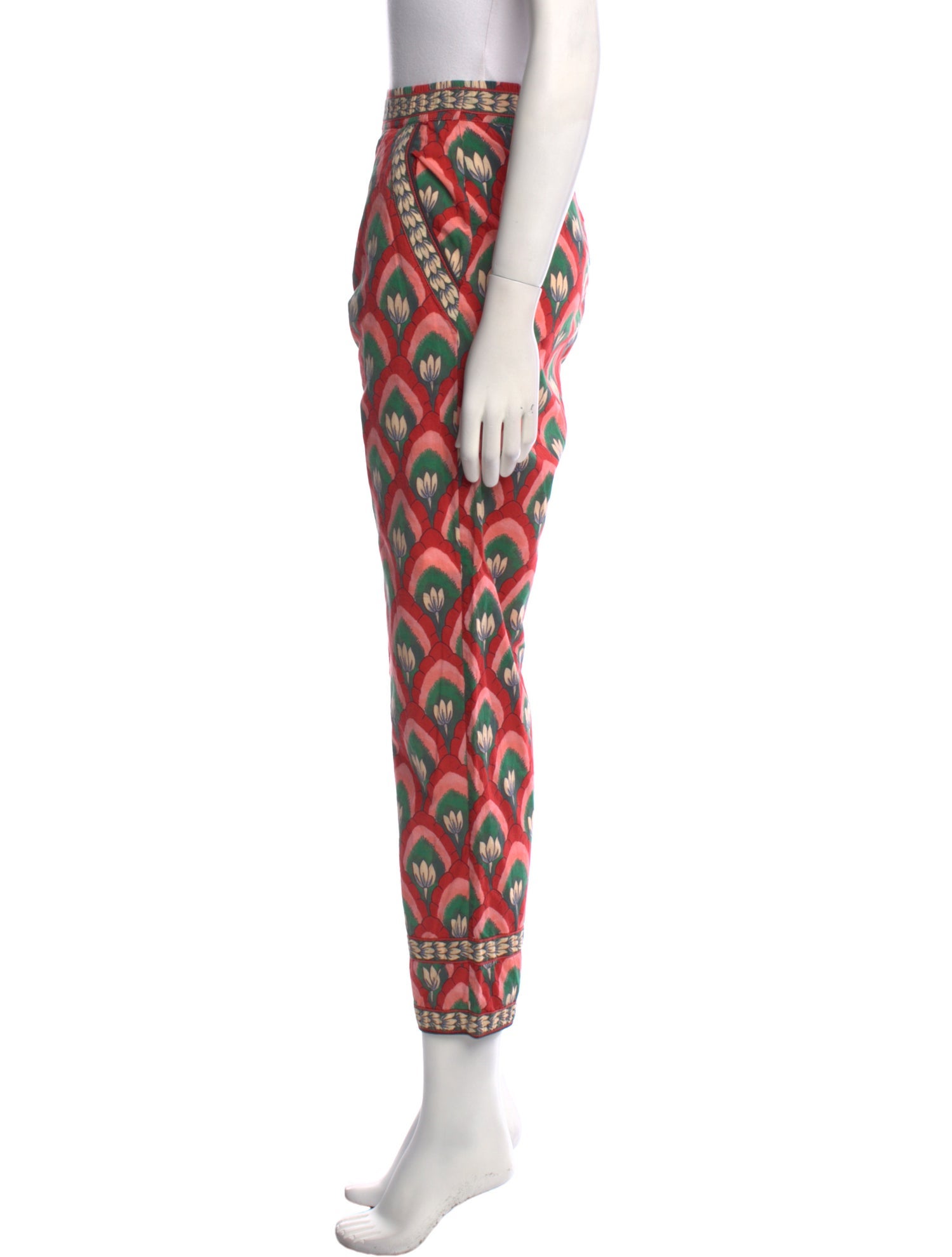 RHODE Printed Straight Leg Pants