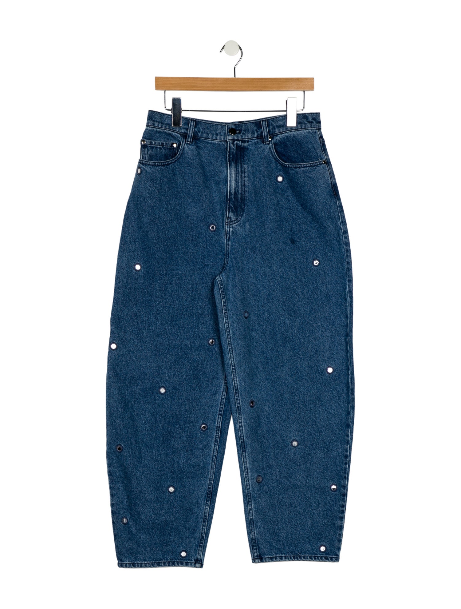 RHODE High-Rise Straight Leg Jeans