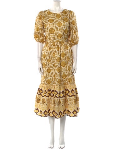 Rhode Dresses Printed Long Dress S