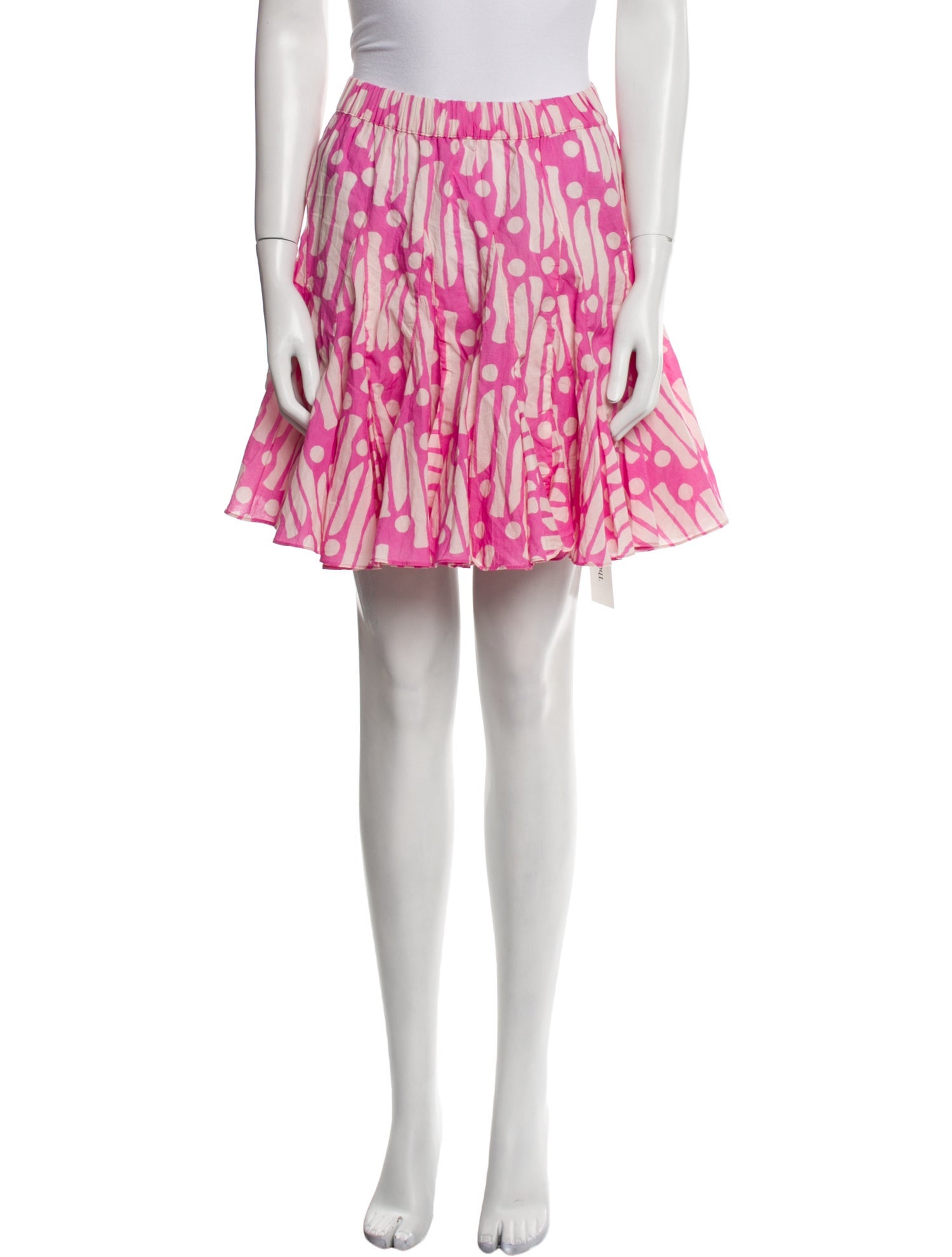 RHODE Printed Mini Skirt