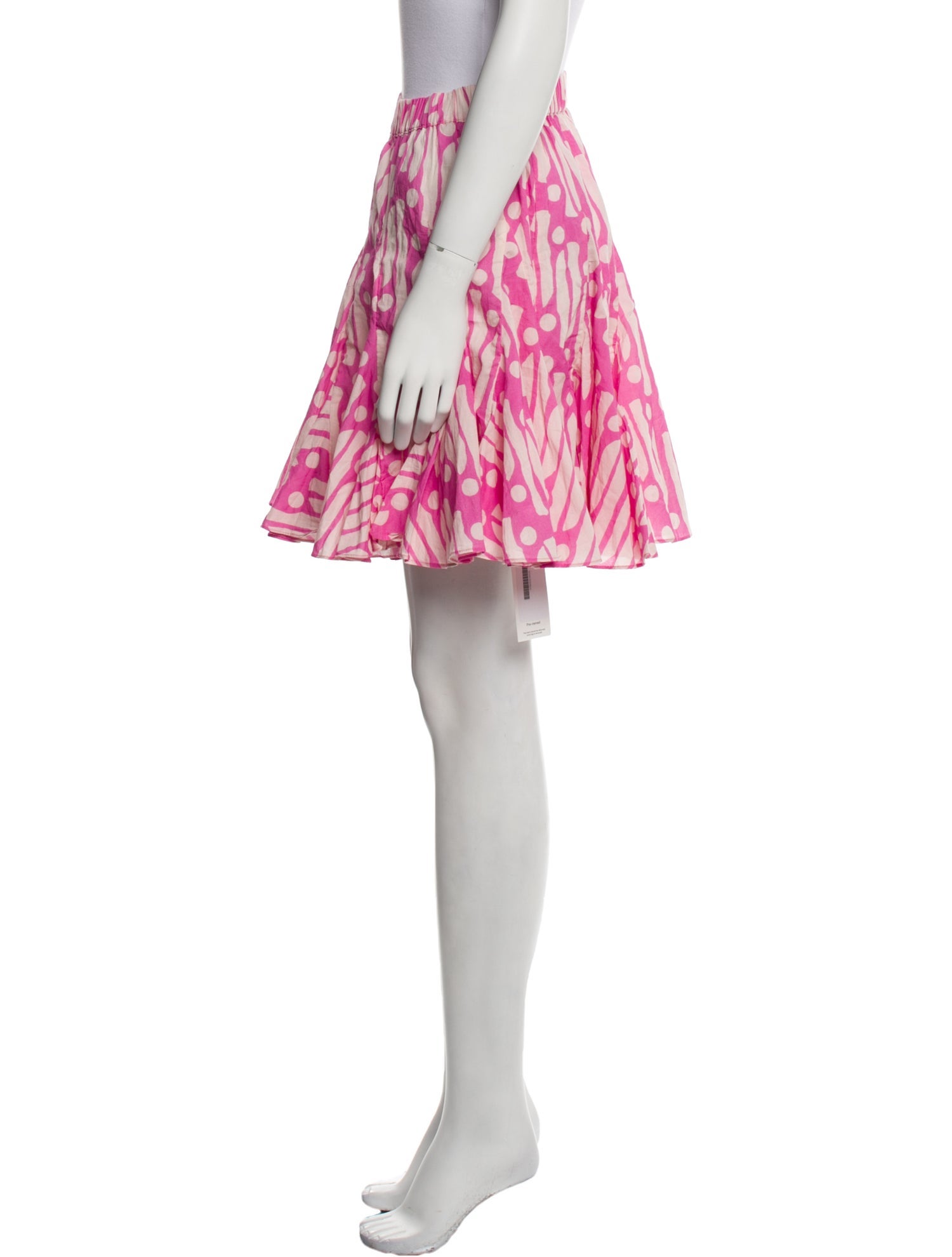 RHODE Printed Mini Skirt