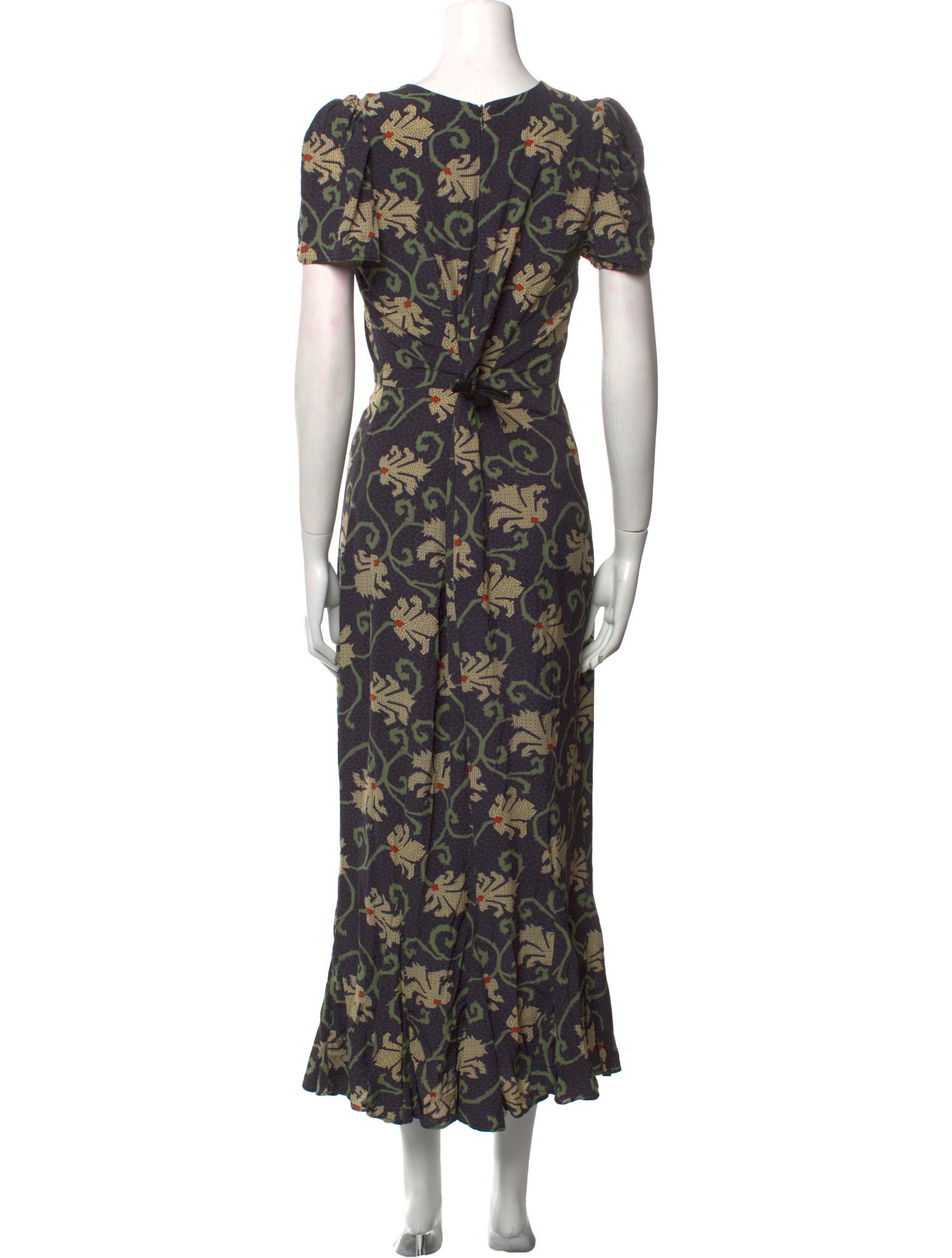 RHODE Floral Print Long Dress