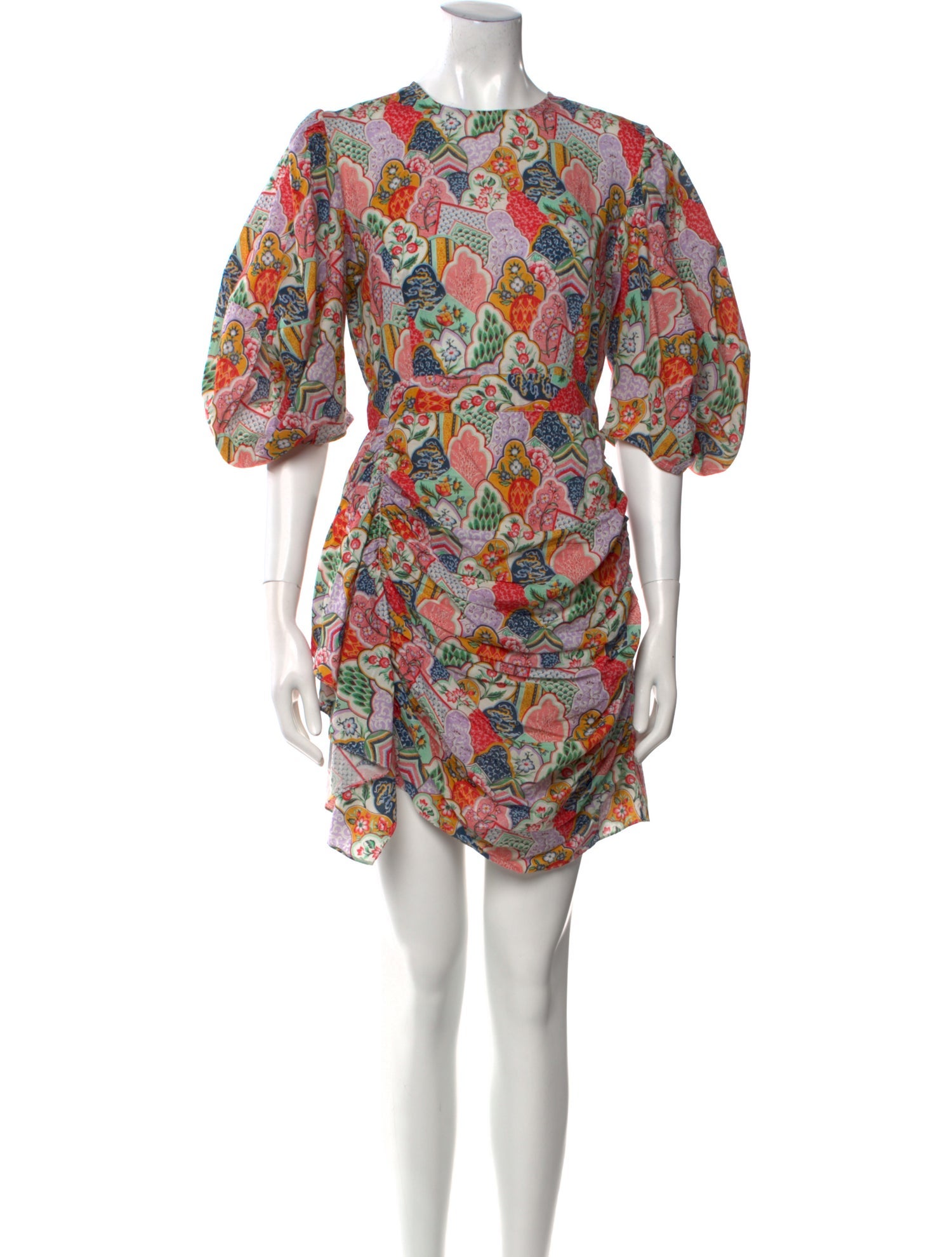 RHODE Printed Knee-Length Dress