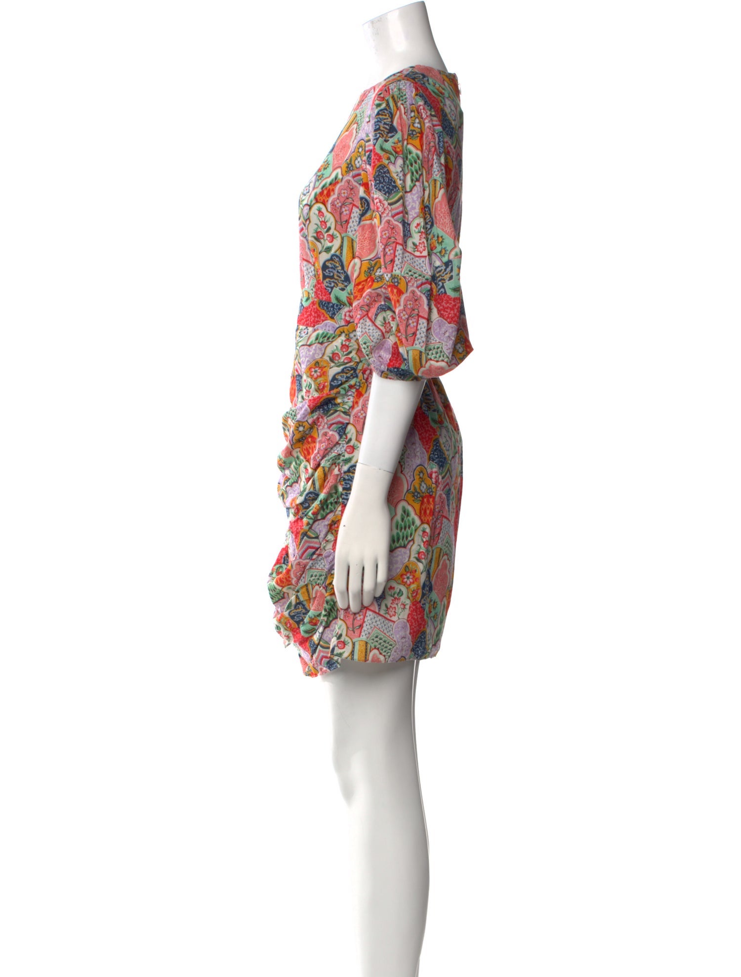 RHODE Printed Knee-Length Dress