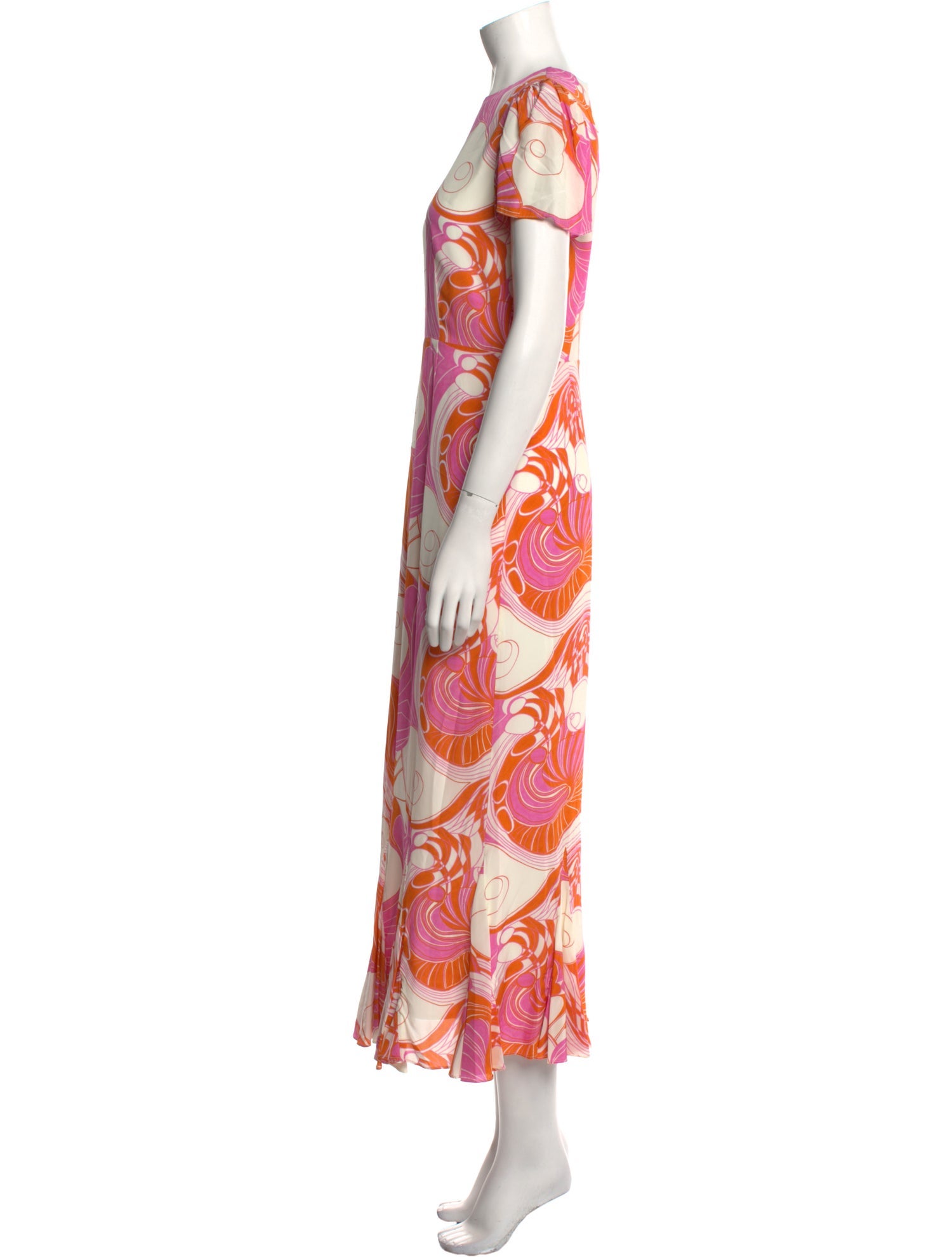 RHODE Printed Long Dress w/ Tags