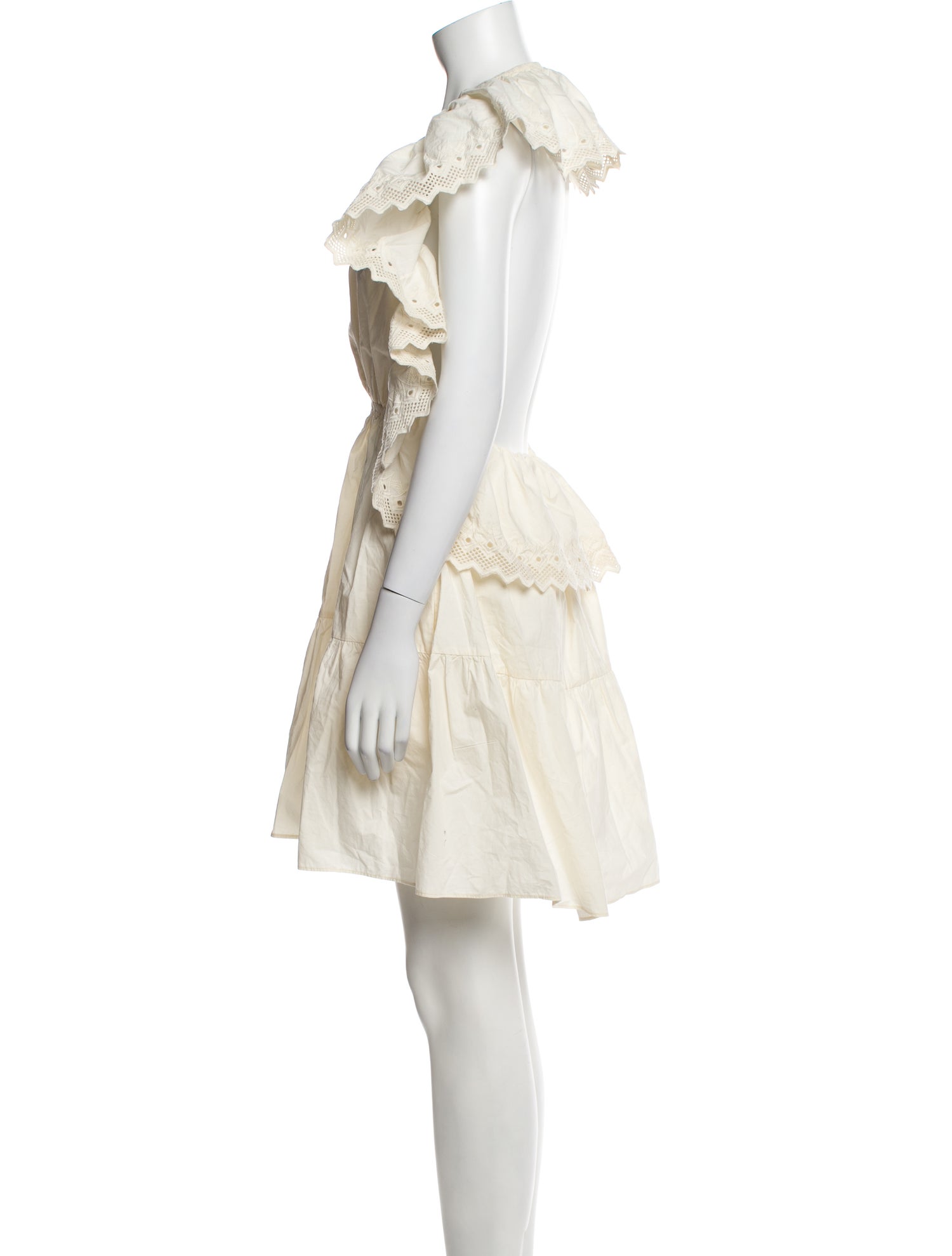 RHODE V-Neck Knee-Length Dress