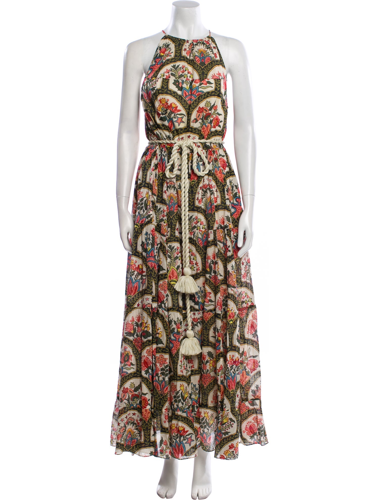 RHODE Printed Long Dress