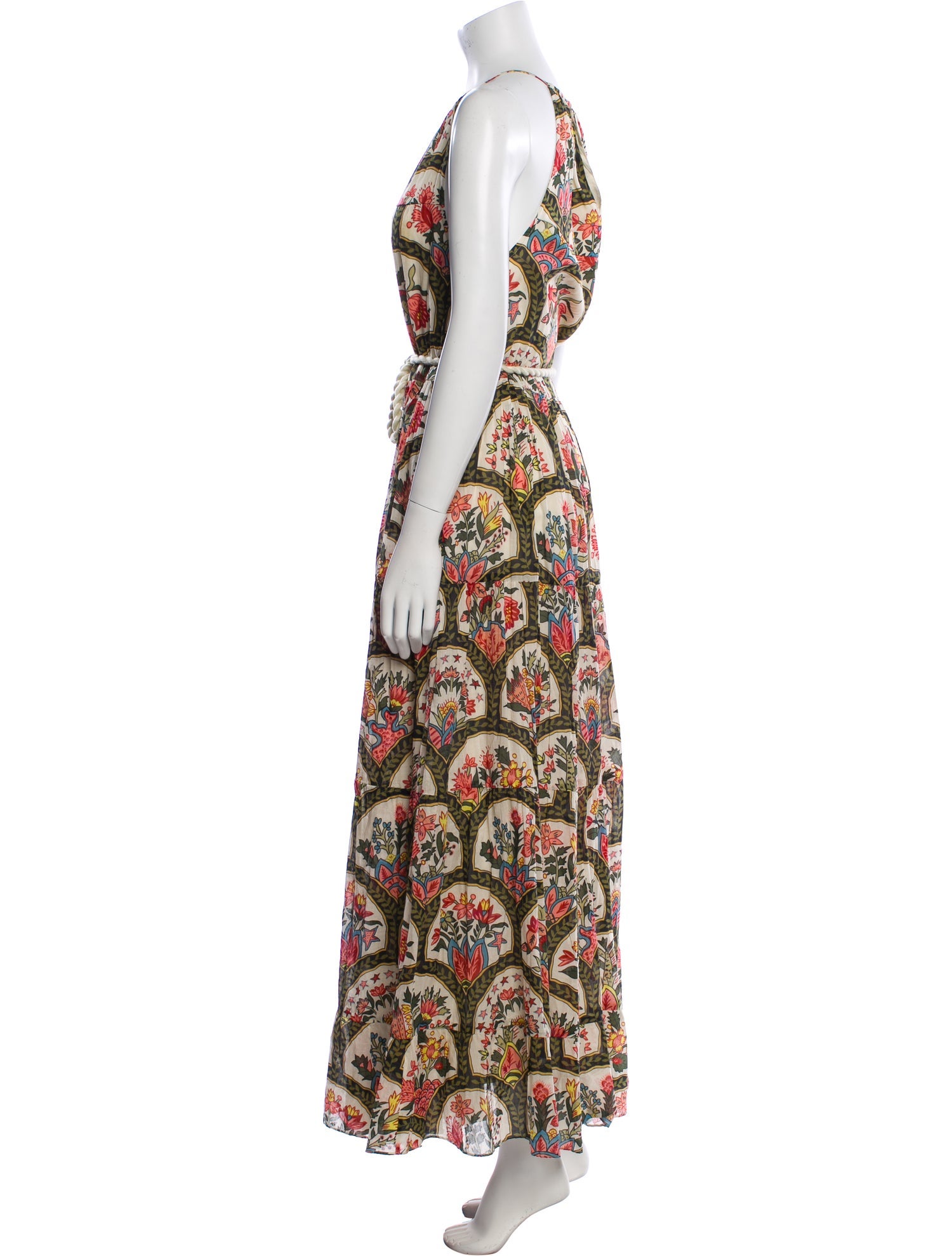 RHODE Printed Long Dress