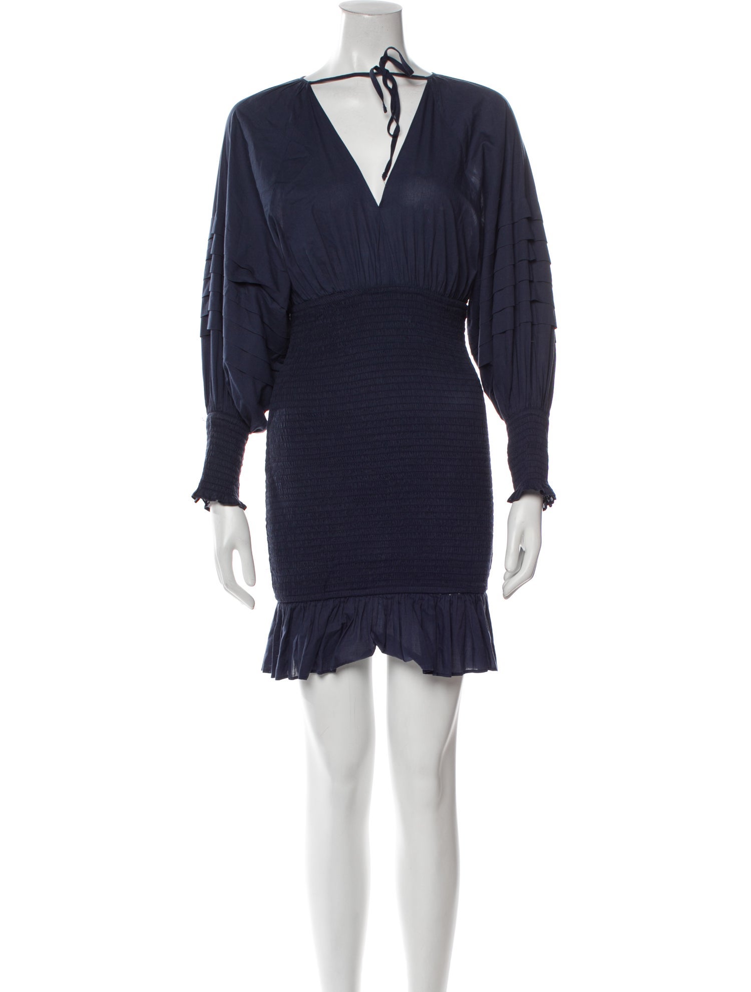 RHODE V-Neck Mini Dress