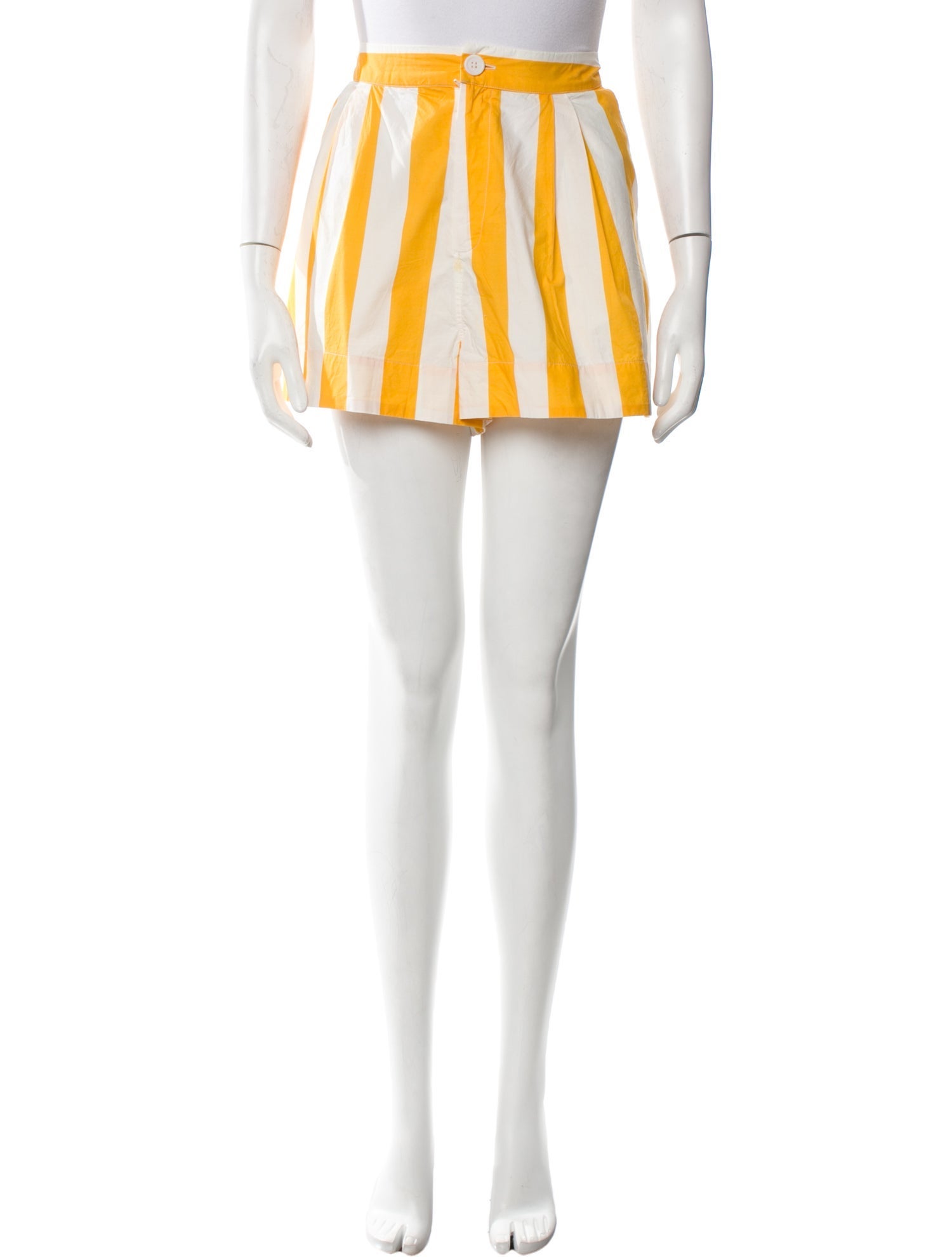 RHODE Striped Mini Shorts