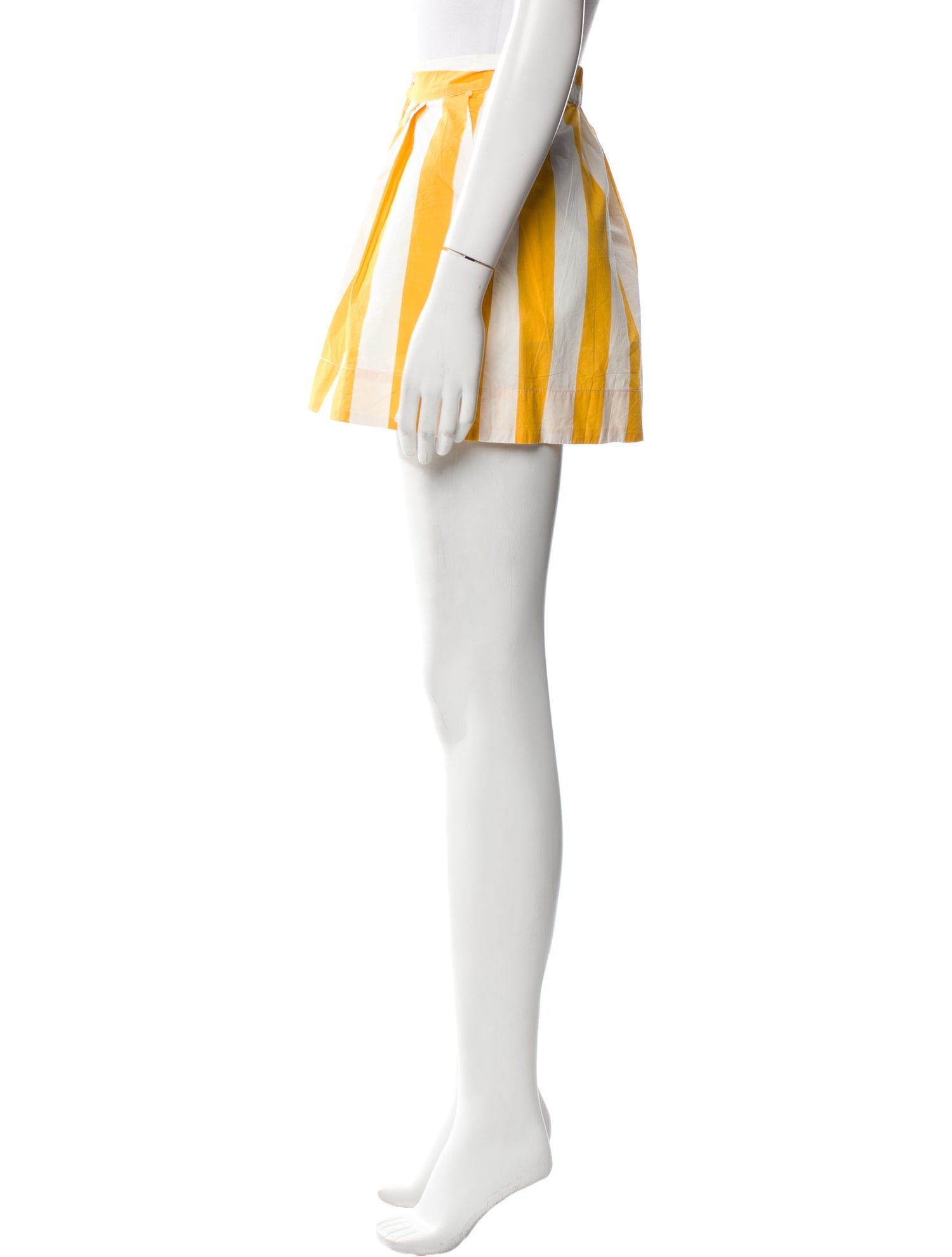 RHODE Striped Mini Shorts