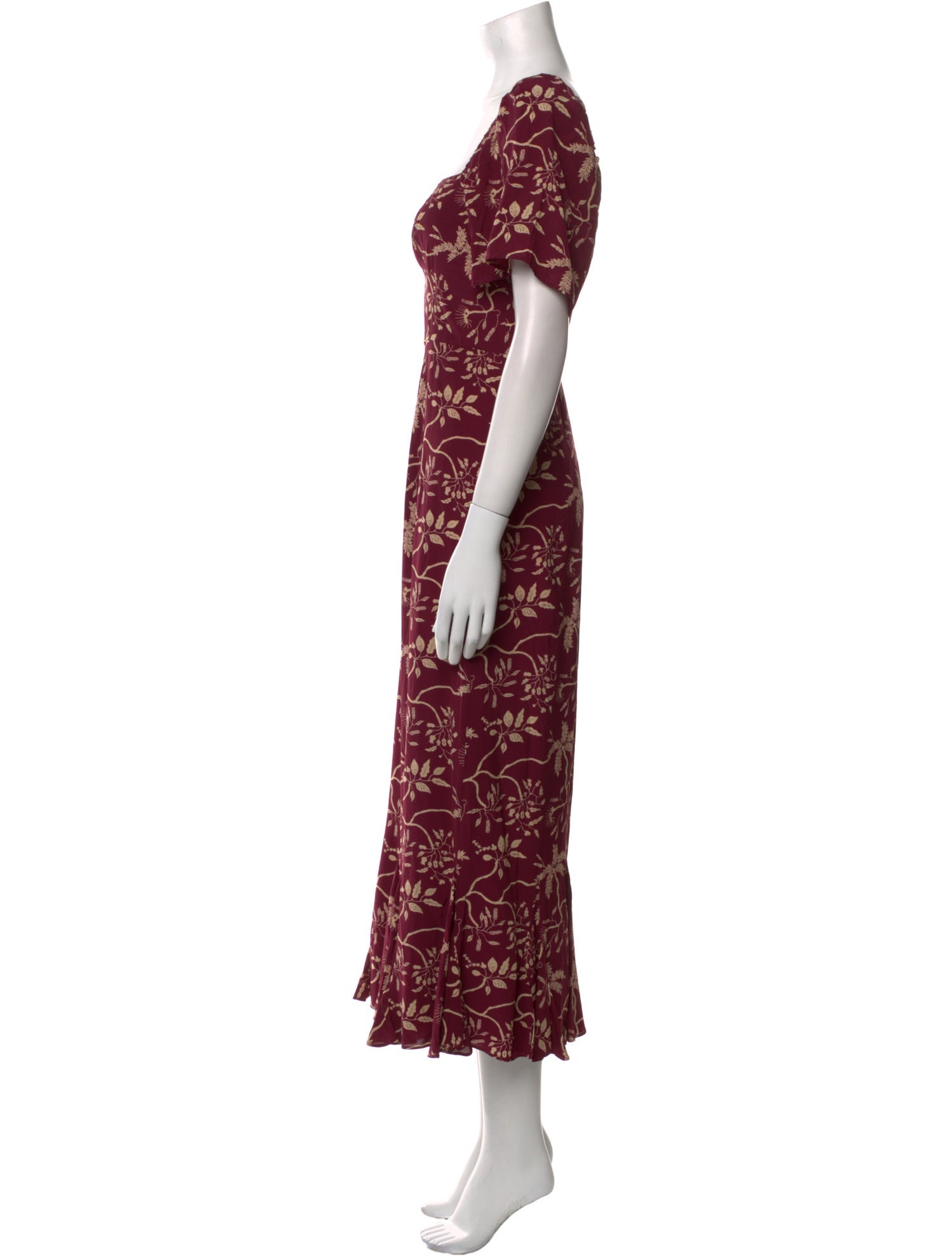 RHODE Printed Long Dress